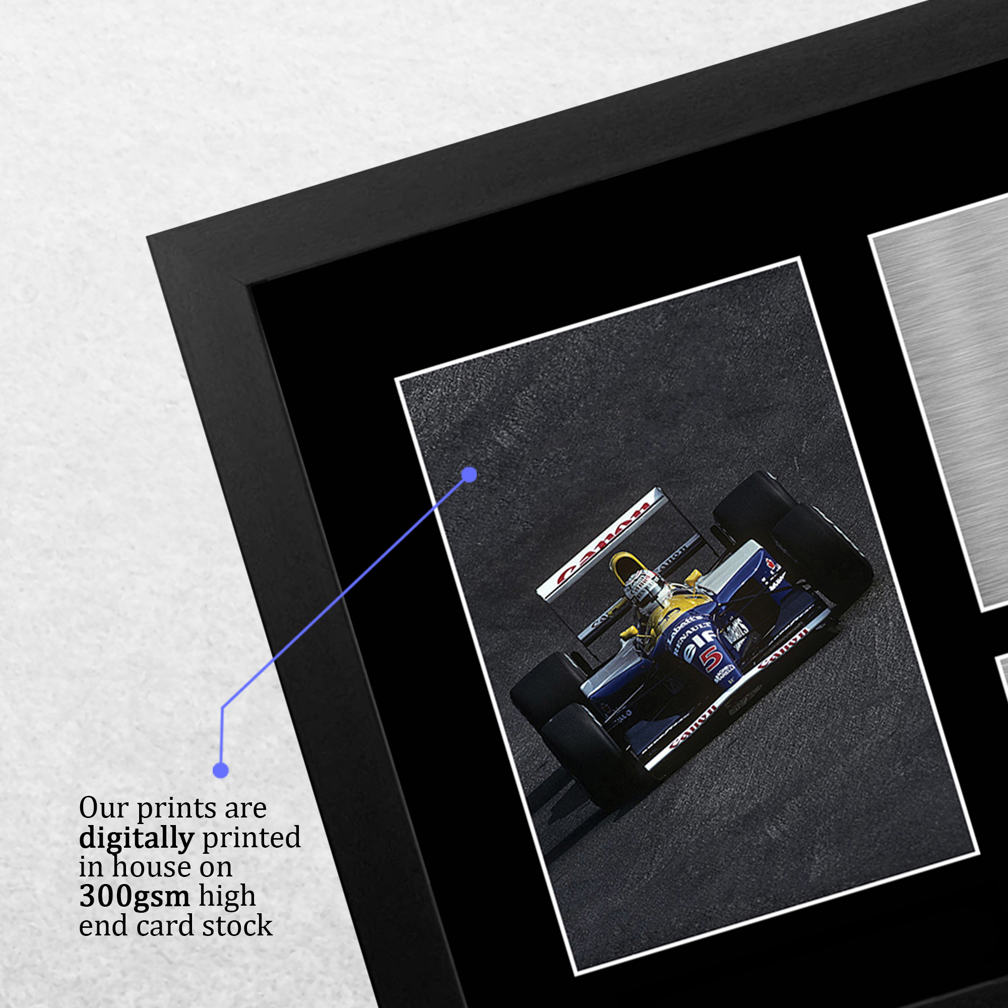 Nigel Mansell Formula 1 Gift Signed A4 Photo Prints for Fans of F1 Formula 1 - Picture 5 of 17
