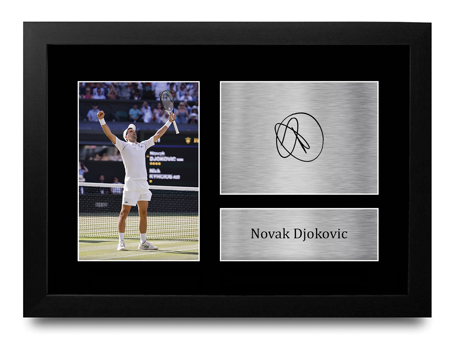 Novak Djokovic Top Geschenkidee gerahmte Autogramm Fotoabzüge an Tennisfans - Bild 2 von 17