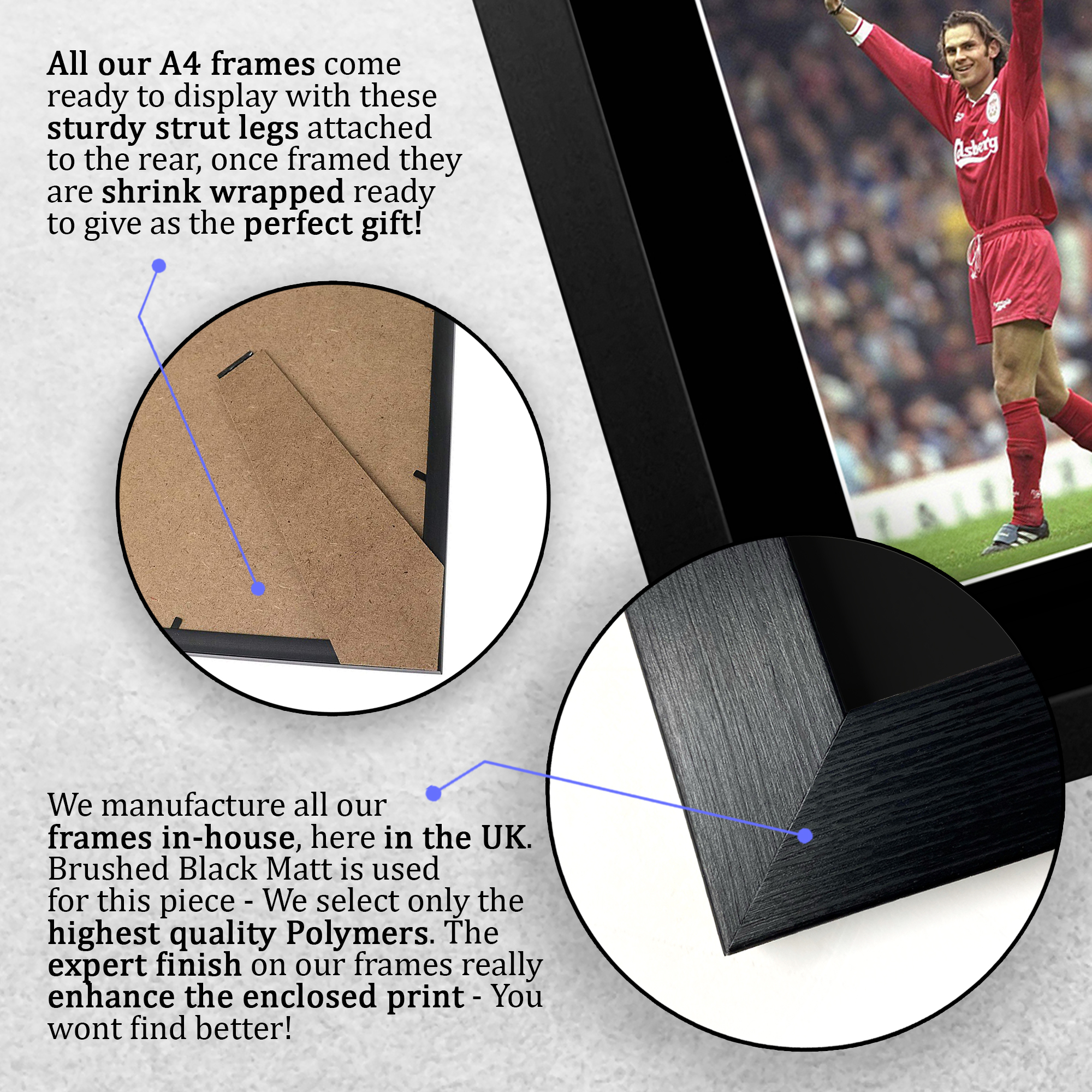 Patrik Berger Liverpool Geschenkideen gedrucktes Autogrammbild für Fußballfans - Bild 8 von 17