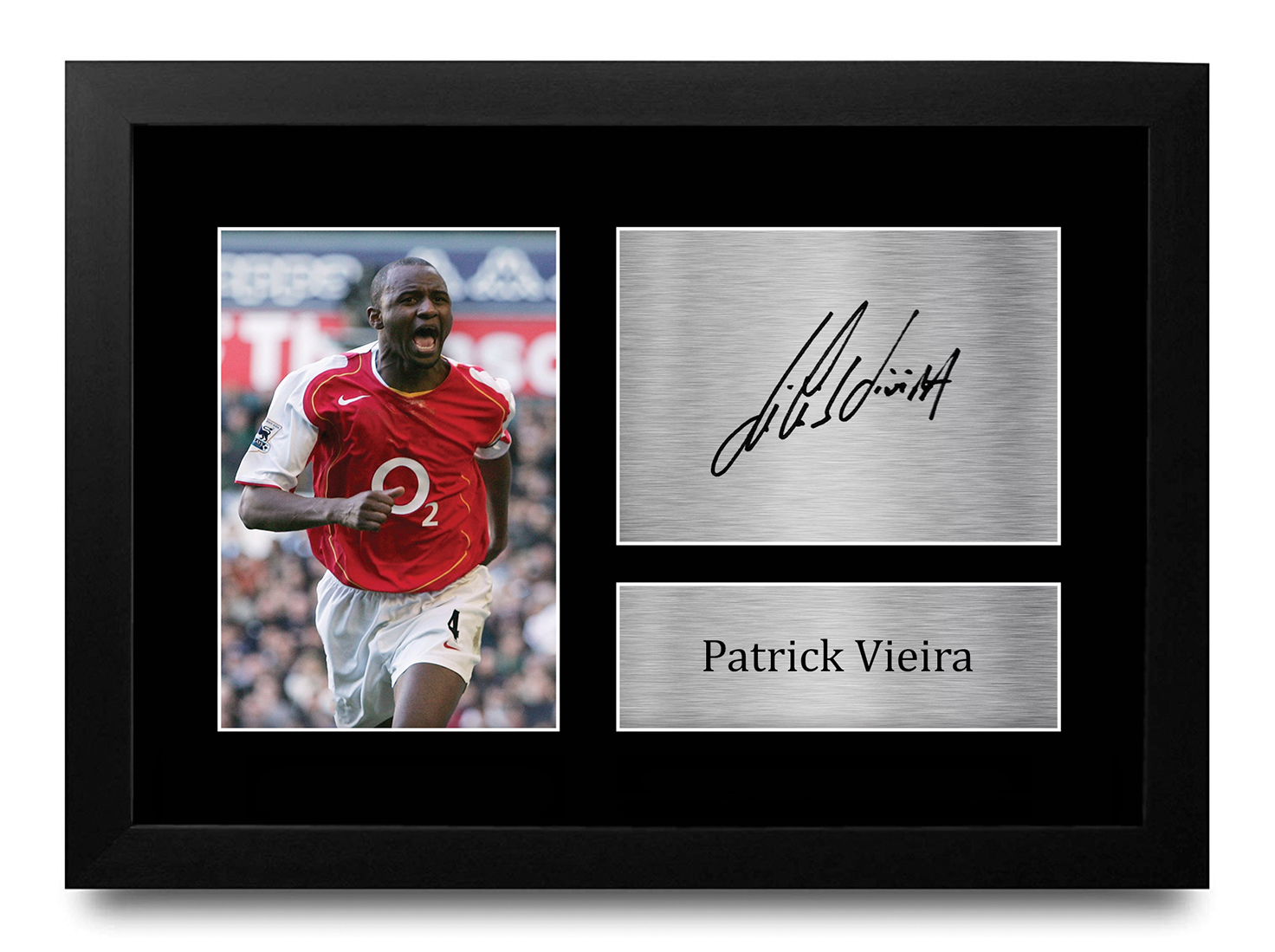 Patrick Vieiraページ Patrick Vieira Signed Pre Printed Autograph A4 Photo Gift For an