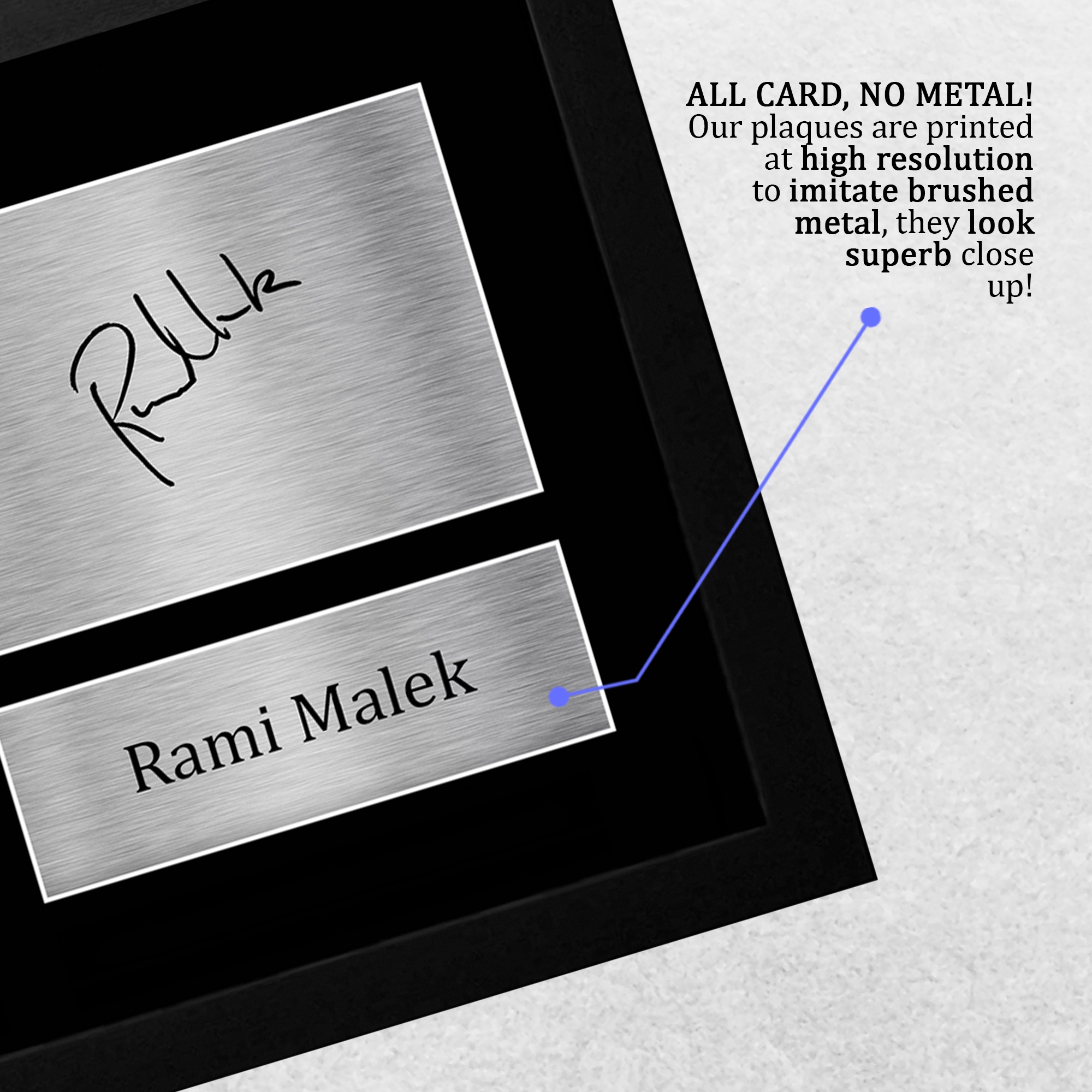 Rami Malek Signed Pre Printed Autograph A4 Photo Gift For Bohemian