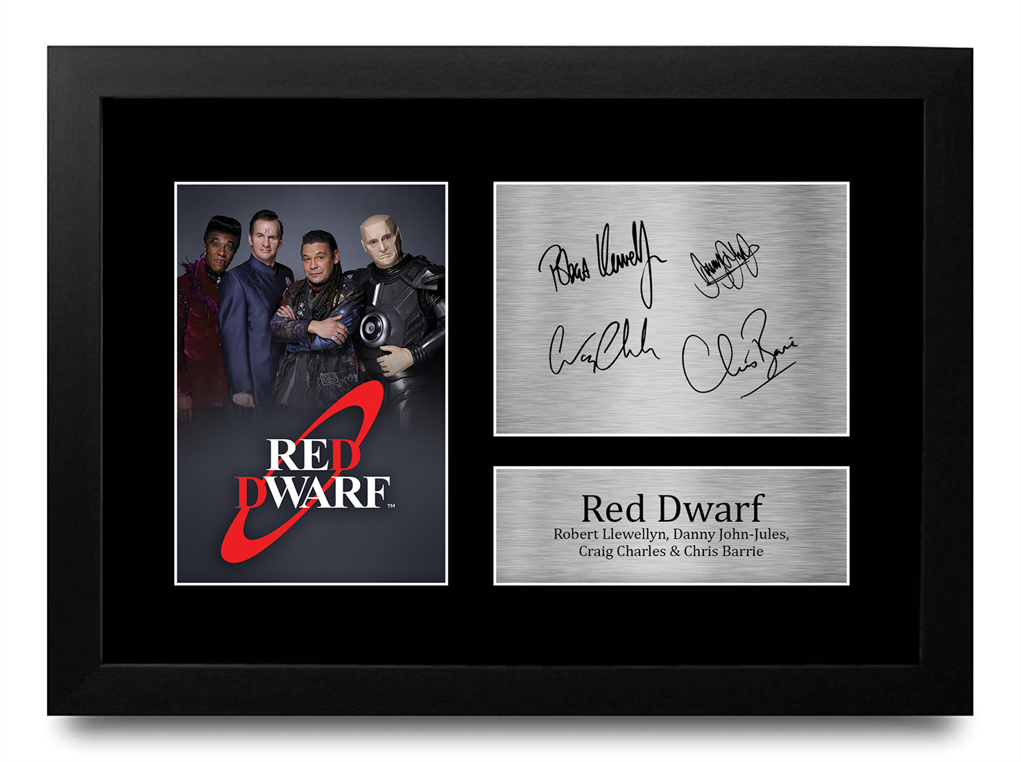 Craig Charles Chris Barrie Robert Llewellyn Danny John-Jules A4 Poster for Fan - Picture 2 of 17