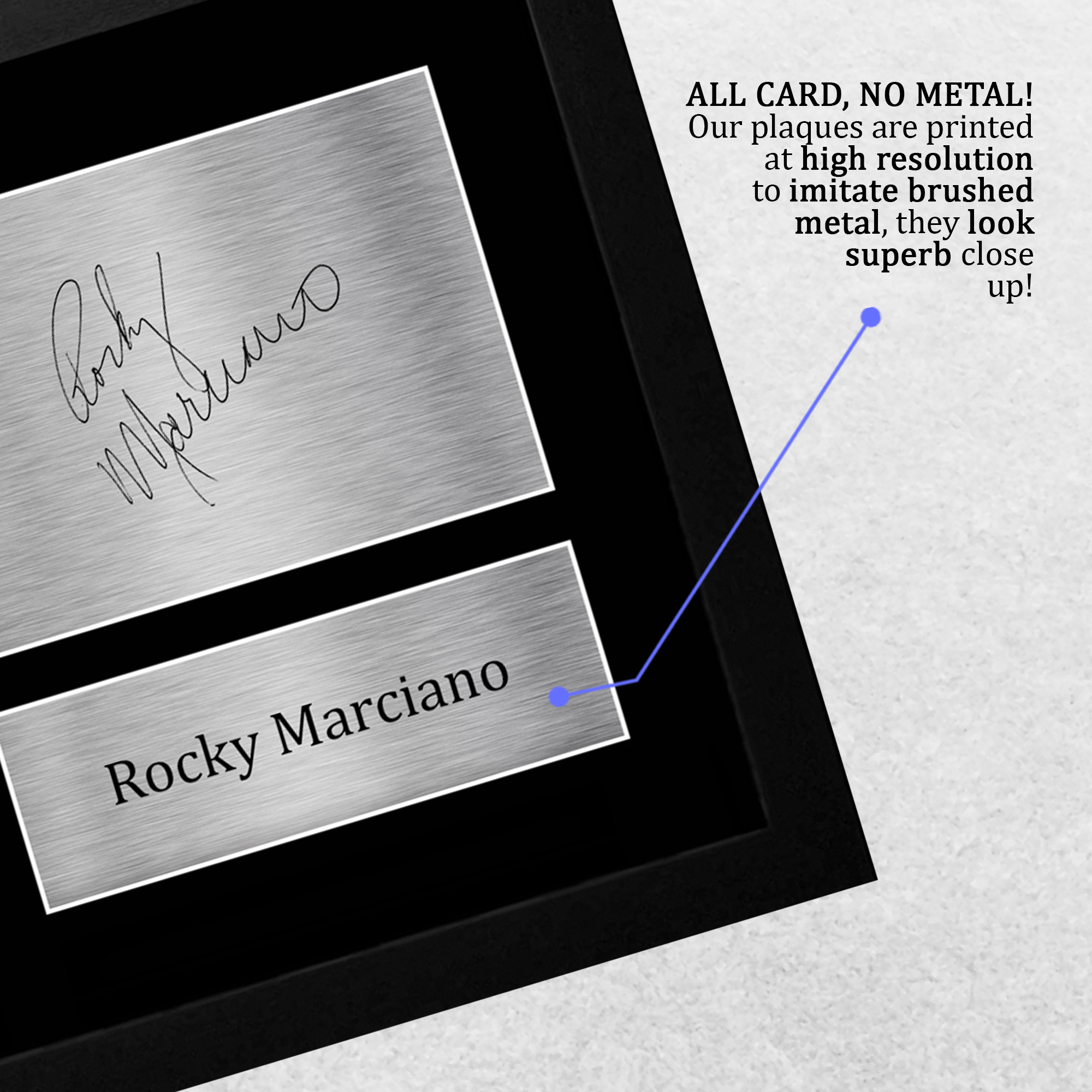 Fotografia A4 firmata Rocky Marciano un regalo di boxe per fan - Foto 14 di 17