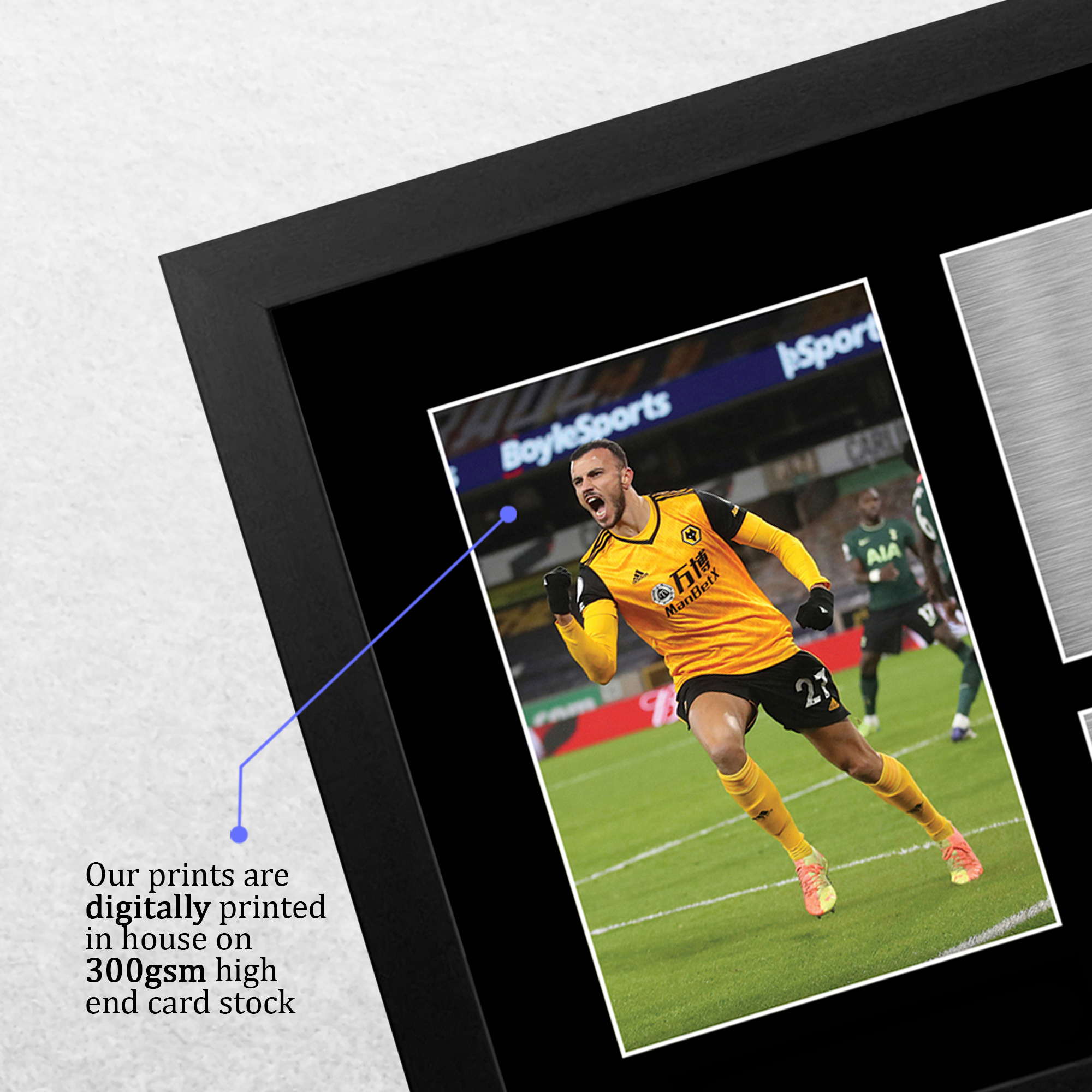 Romain Saiss Wolves Great Gift Idea Printed Autograph Picture for Football Fans - Imagen 5 de 17