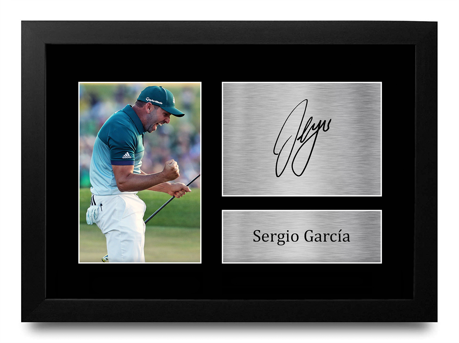 Carte Sportive Métallique Autographiée Sergio Garcia 2011 - #AW-SG1 Prismatic /50 - PGA Tour