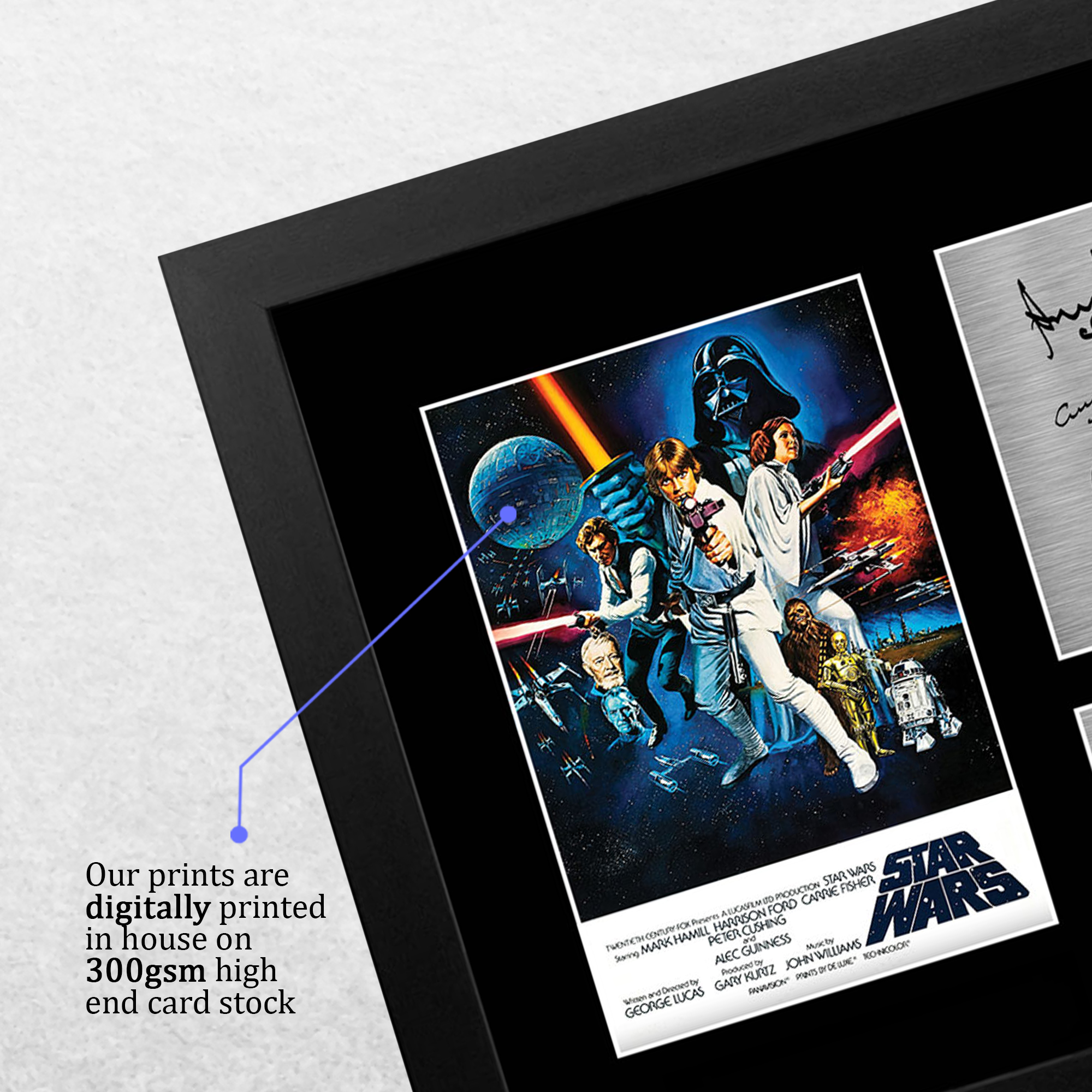 Star Wars New Hope Cast Mark Hamill, Carrie Fisher, Harrison Ford for Movie Fans - Picture 13 of 17