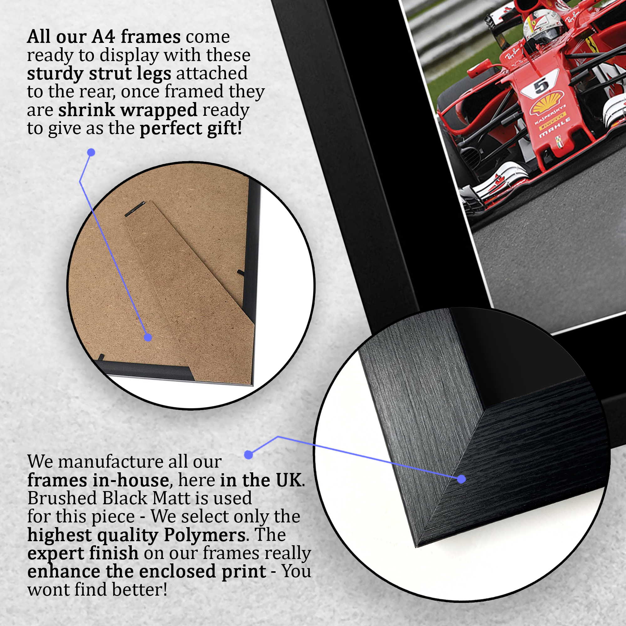 Sebastian Vettel Signed Pre Printed Autograph A4 Photo Gift For a F1 Fan - Foto 8 di 17