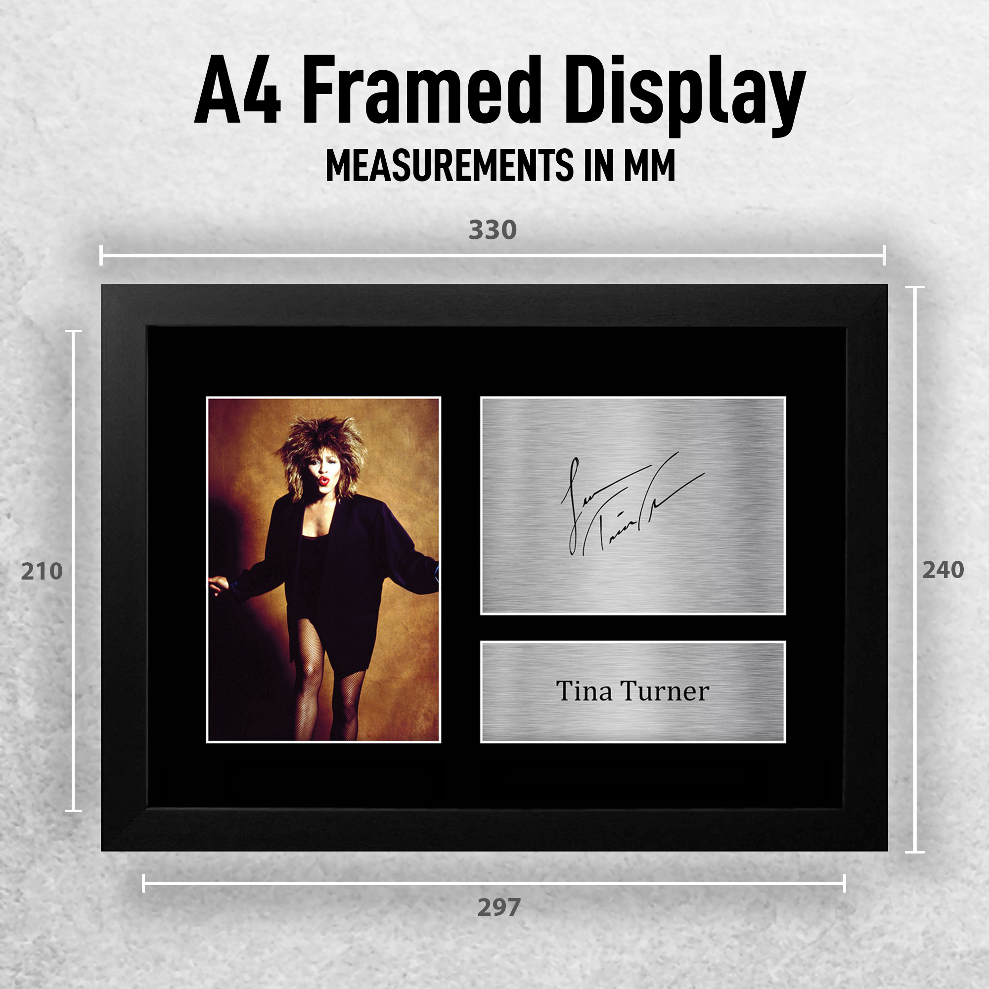 Tina Turner Signed Pre Printed Autograph A4 Photo Gift For a Blues Fan - Picture 11 of 24