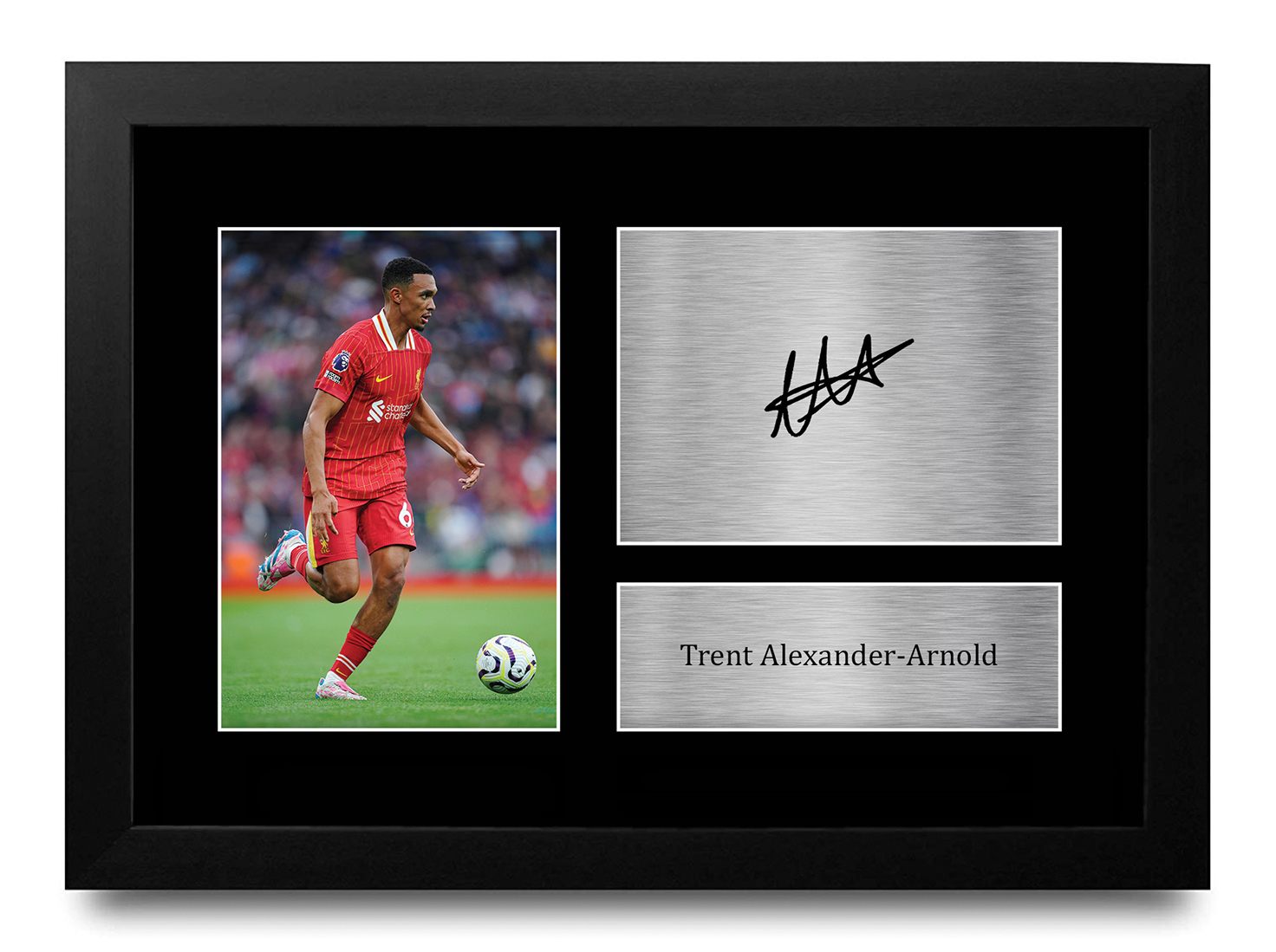 Trent AlexanderArnold Signed A4 Framed Printed Autograph Liverpool LFC