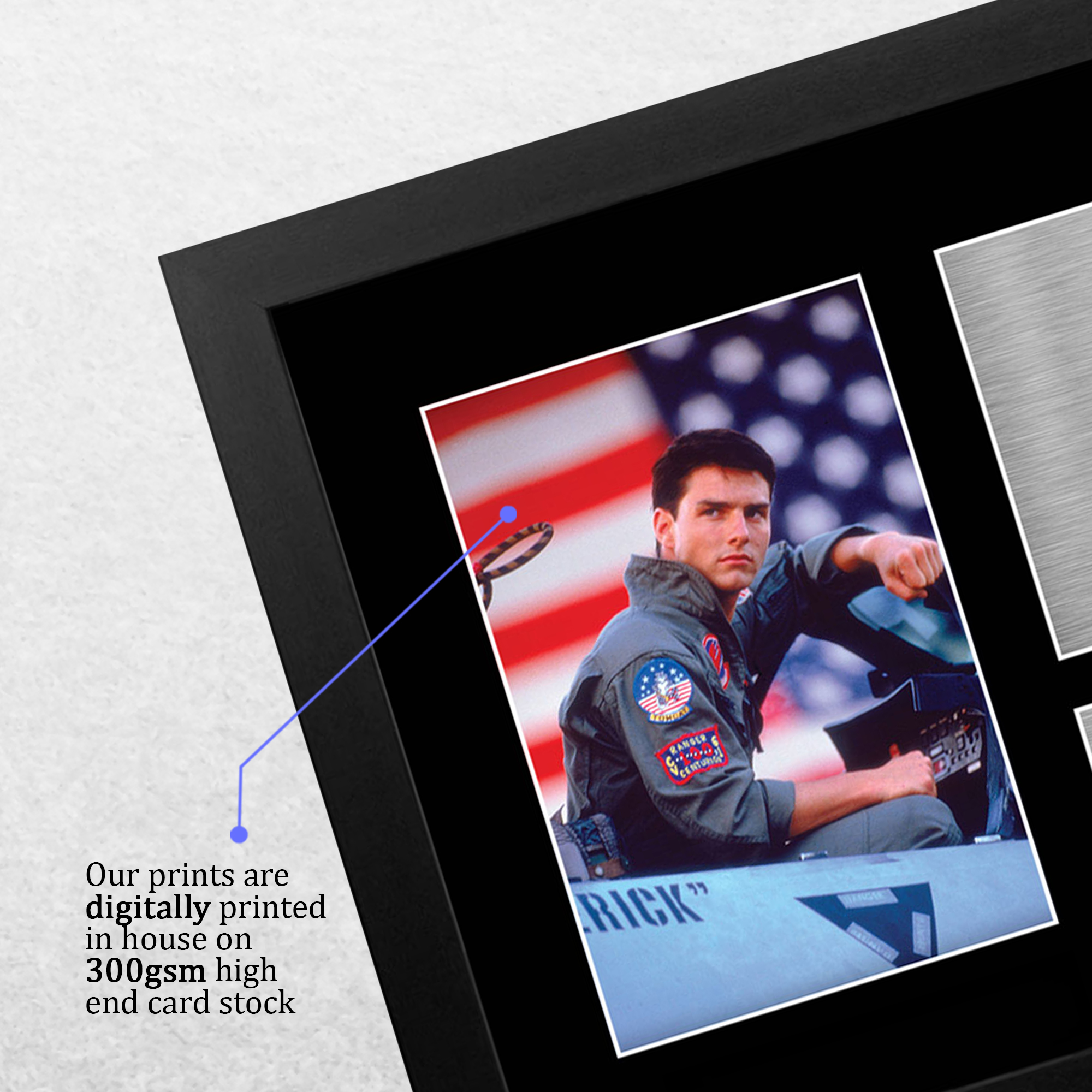 Top Gun Maverick Cool Gift Idea Framed Autograph Picture Print to Movie Fans - Picture 13 of 59