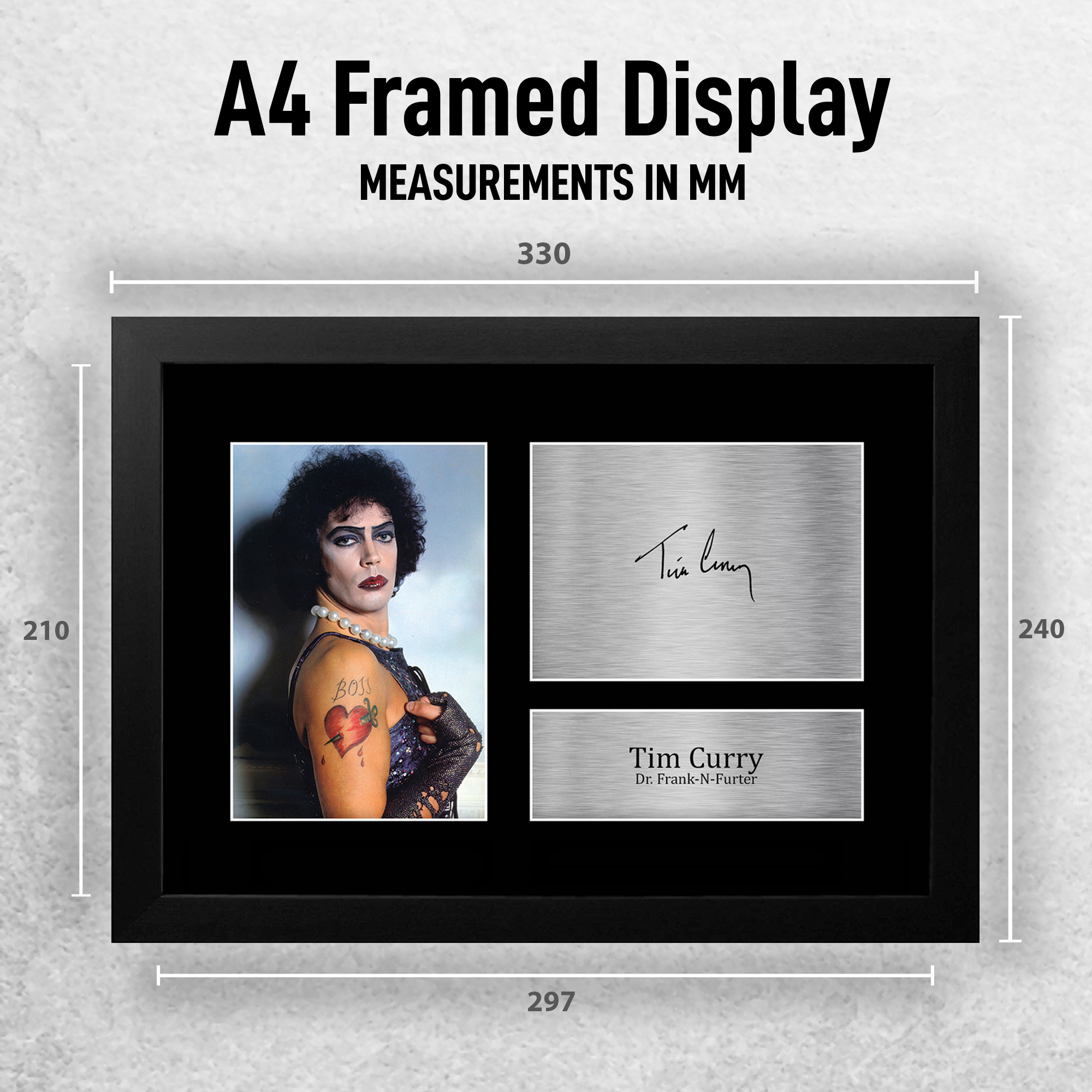 The Rocky Horror Picture Show Gift Framed Autograph Picture Print to Movie Fans - Picture 11 of 59
