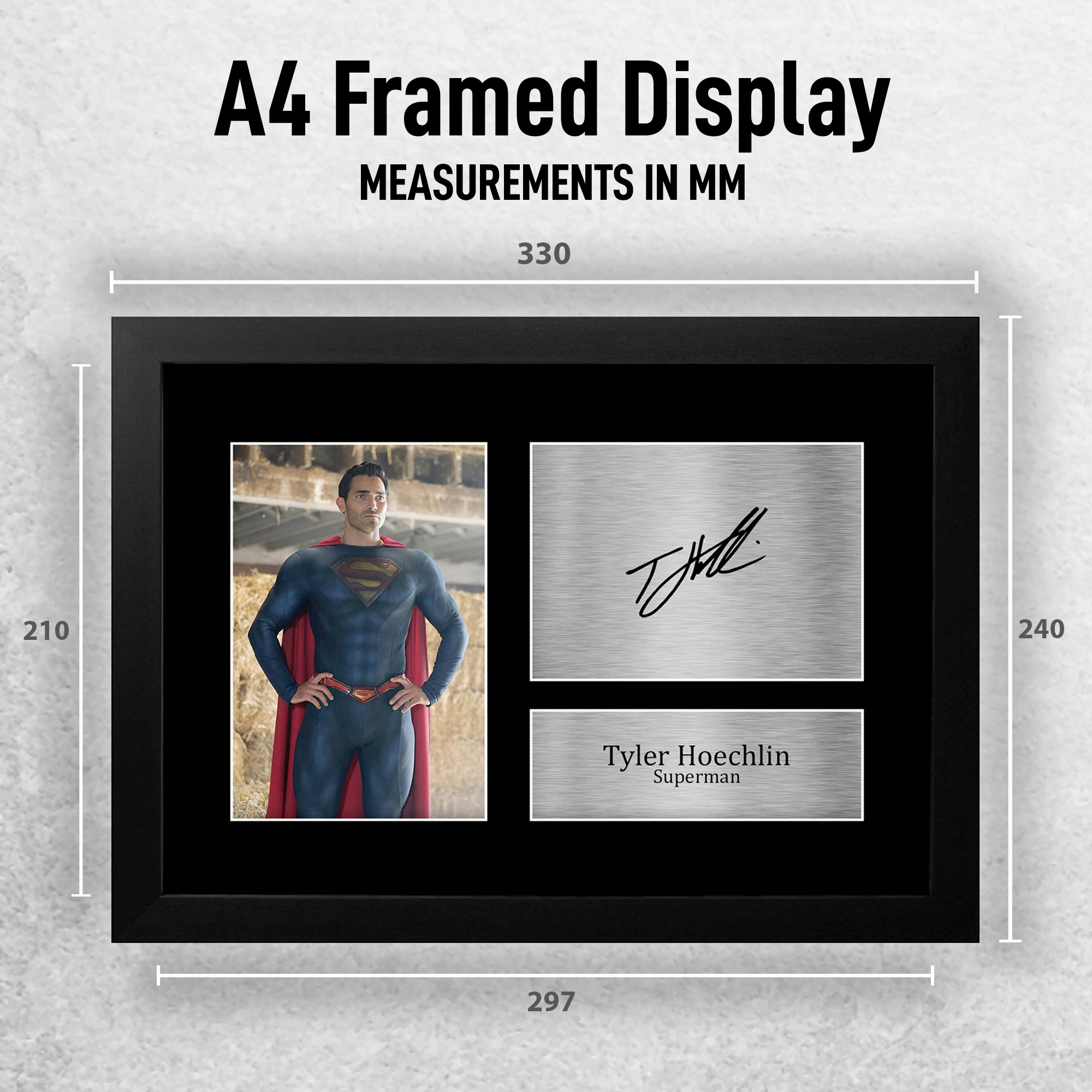 Tyler Hoechlin Excellent Gift Idea Printed Framed Autograph Picture for TV Fans - Picture 3 of 17