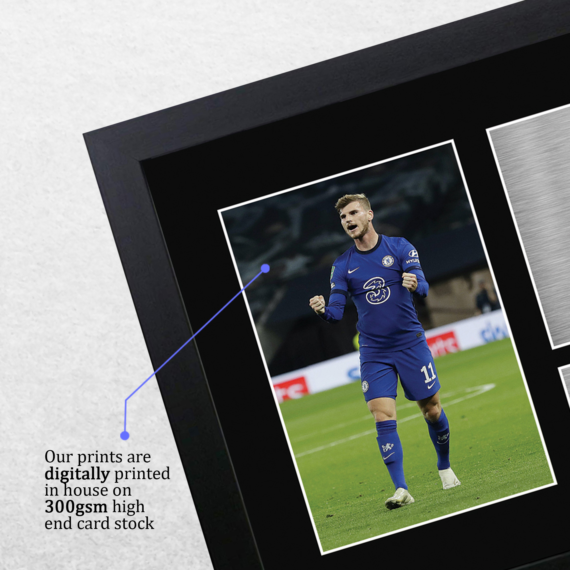 Timo Werner A4 Chelsea Gift Ideas Printed Autograph Picture for Football Fans - Imagen 5 de 17