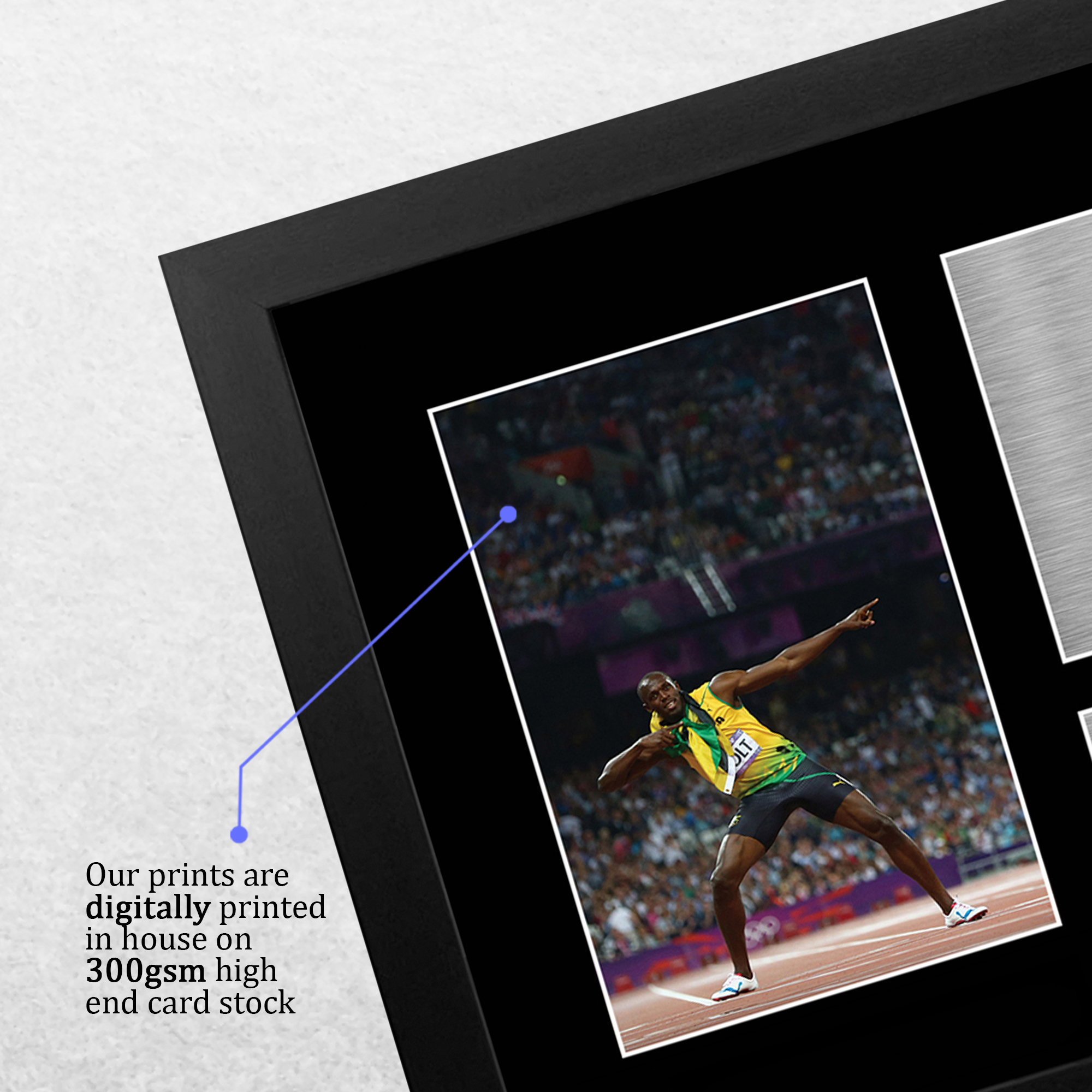 Usain Bolt Signed Pre Printed Autograph A4 Photo Gift For Jamaican Athletics Fan - Picture 5 of 17