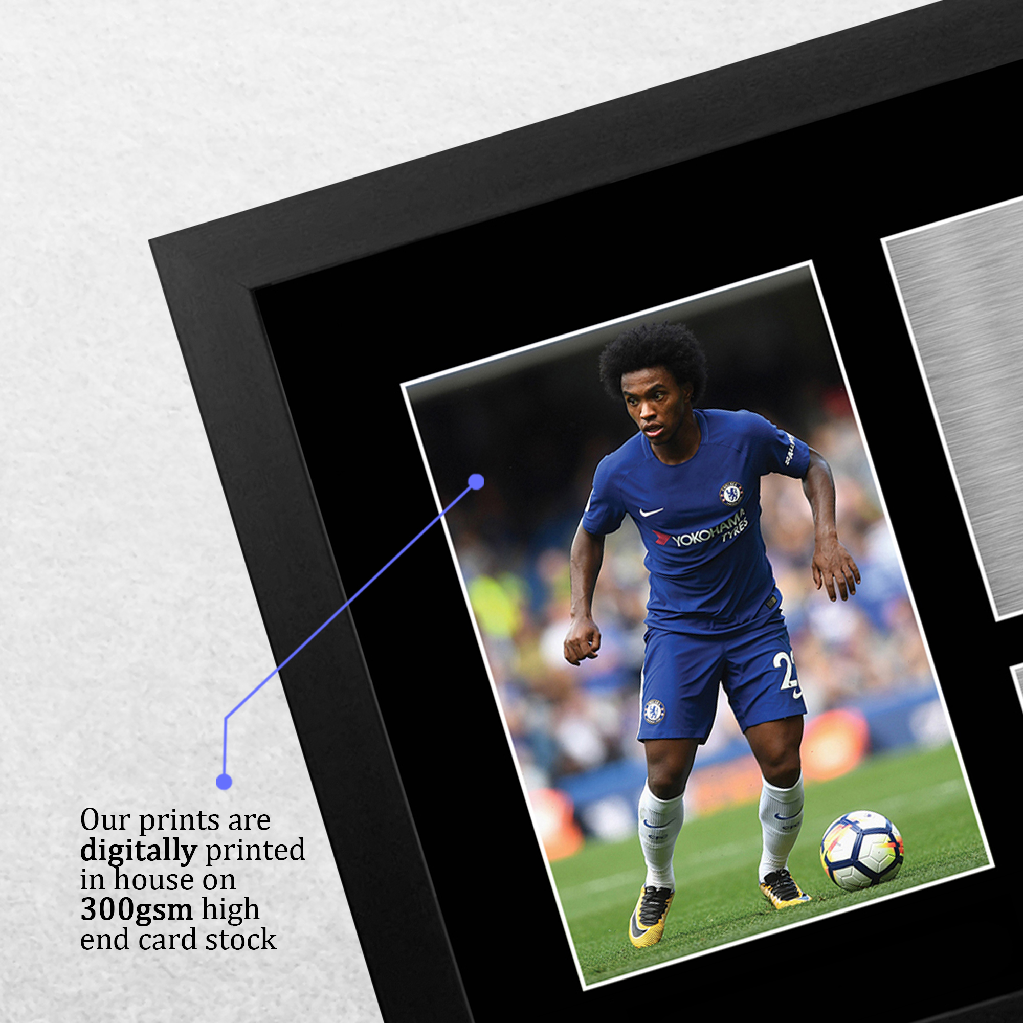 Willian Signed Pre Printed Autograph A4 Photo Gift For a Chelsea Fan - Imagen 13 de 17