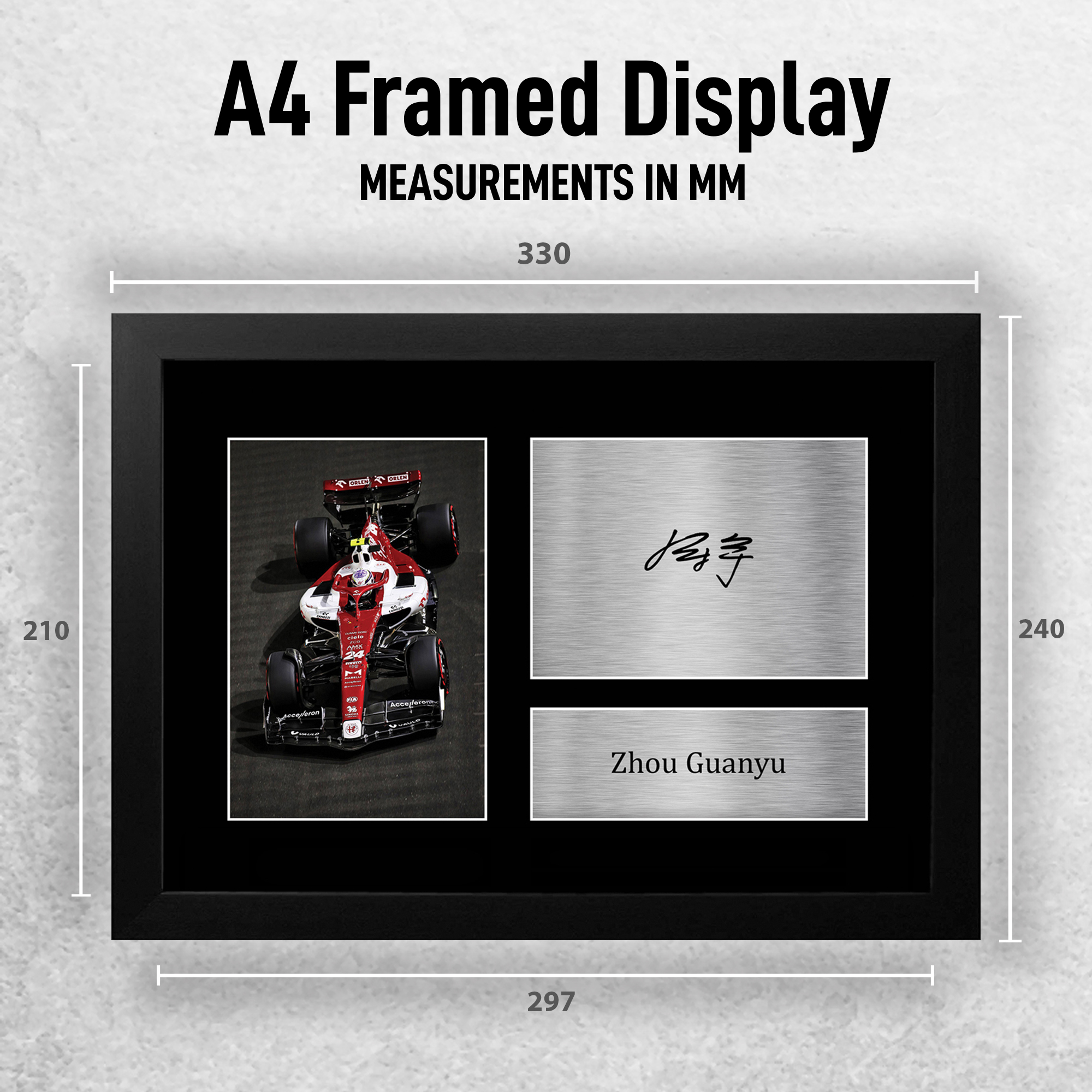 Zhou Guanyu Formel 1 Geschenkidee signierte Fotoabzüge für Fans der Formel 1 Formel 1 - Bild 3 von 17