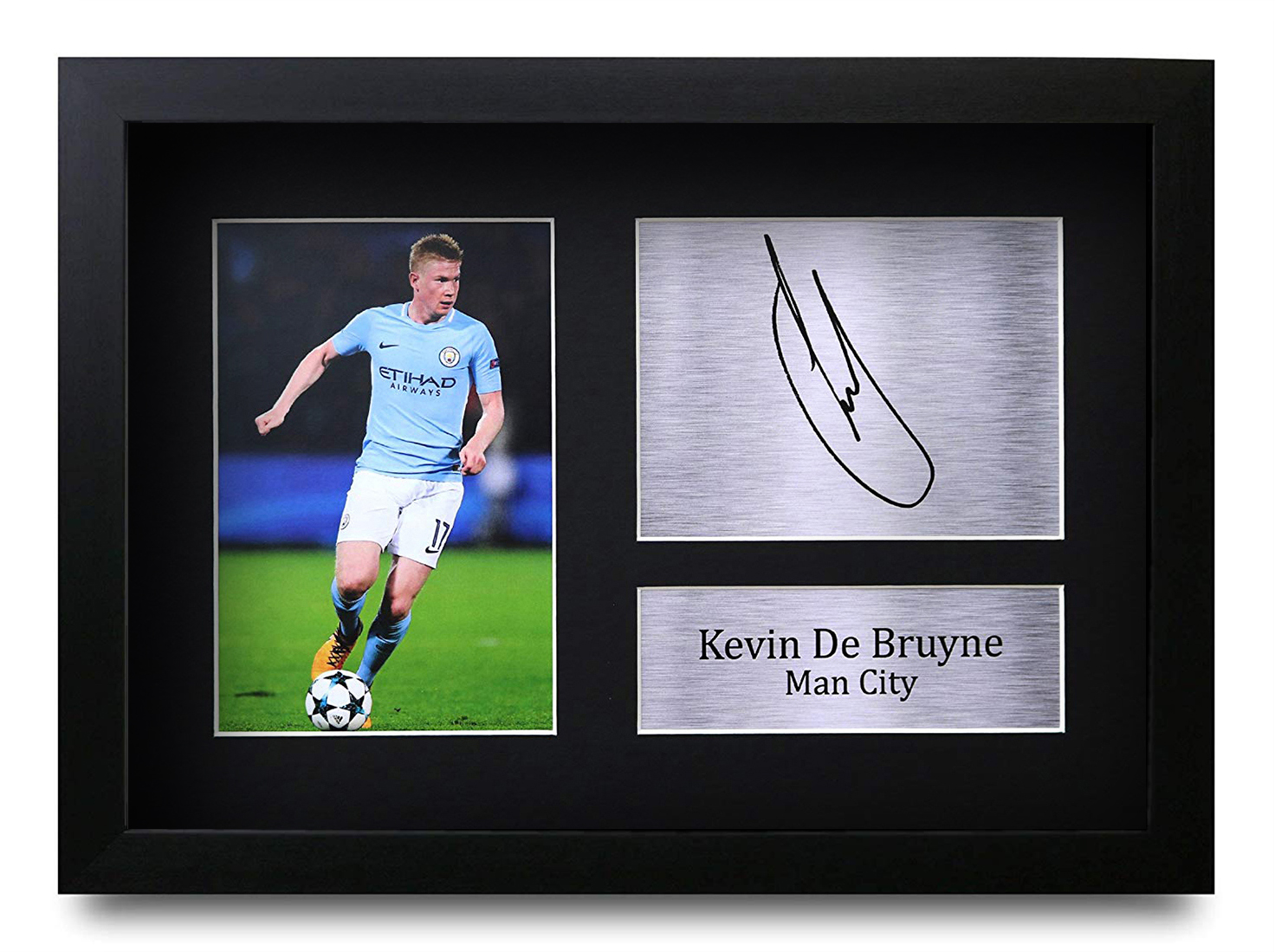 Kevin De Bruyne Signed Pre Printed 