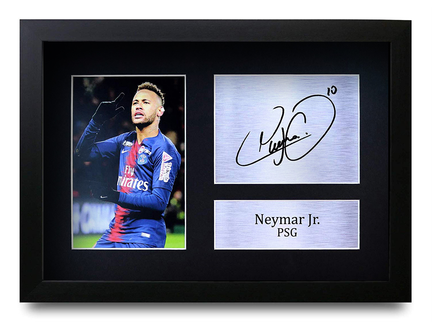 Neymar Jr Signed Pre Printed Autograph Photo Gift For a PSG Fan eBay