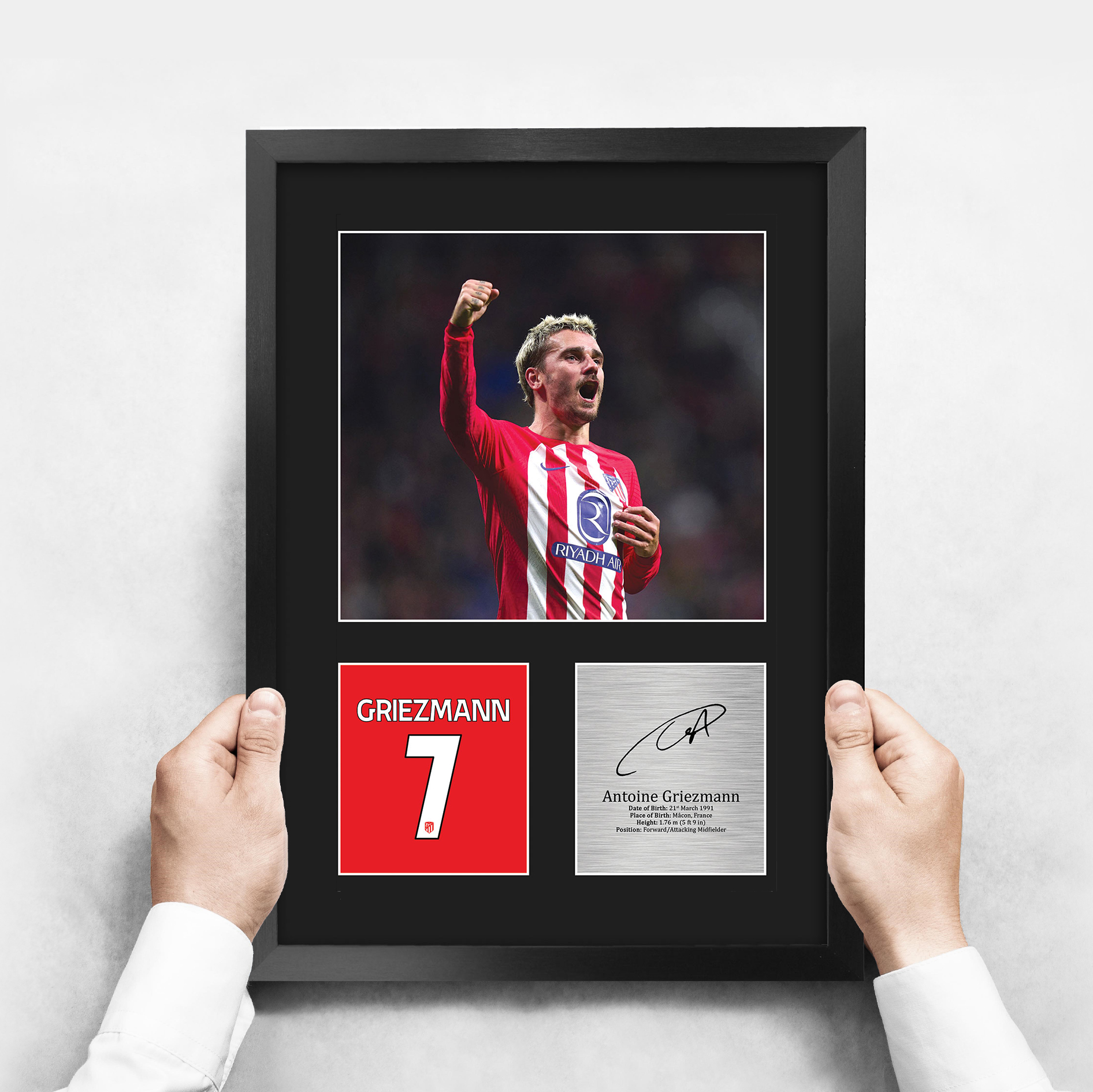 Antoine Griezmann Atletico Madrid Printed Autographed Picture for