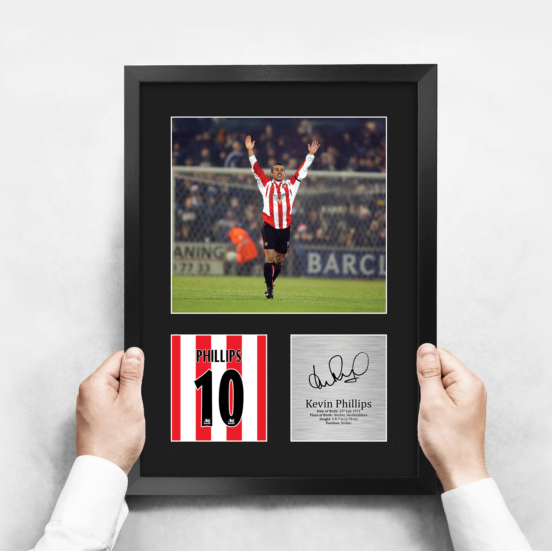 Kevin Phillips Sunderland Framed Printed Autograph Picture for Football Fans - Picture 24 of 28