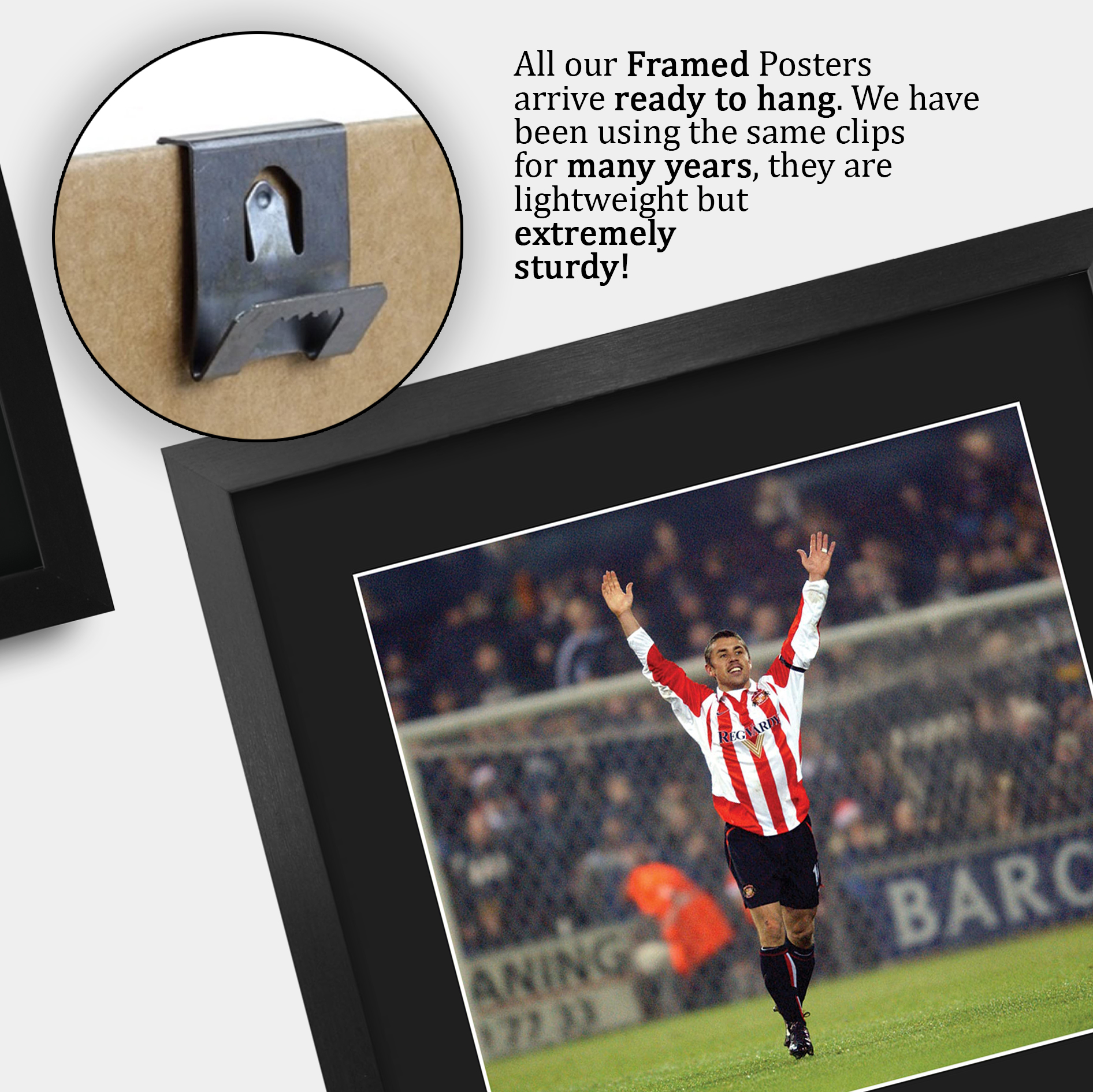 Kevin Phillips Sunderland Framed Printed Autograph Picture for Football Fans - Picture 26 of 28