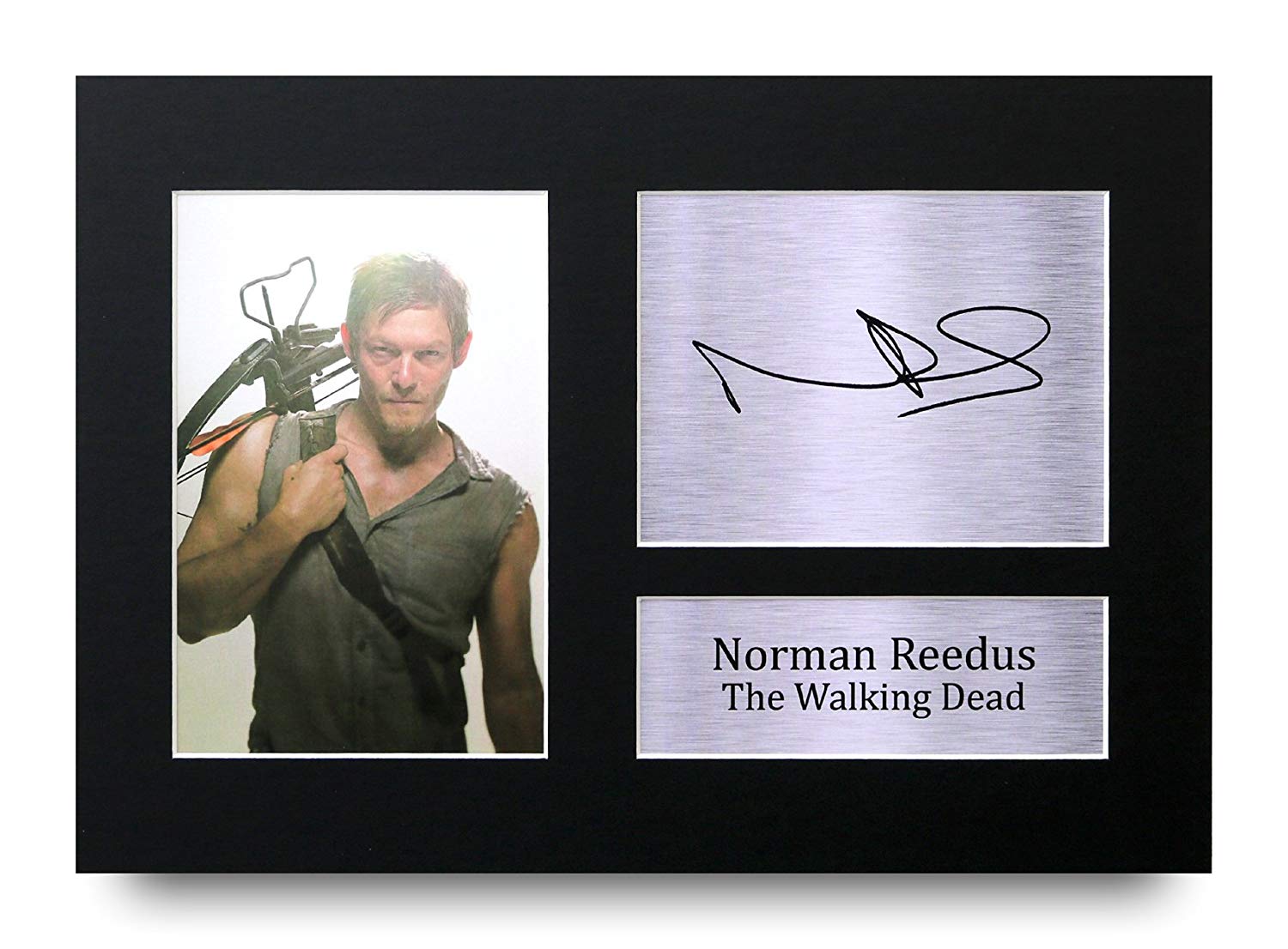Norman Reedus Signed Pre Printed Autograph Photo Gift For a Walking
