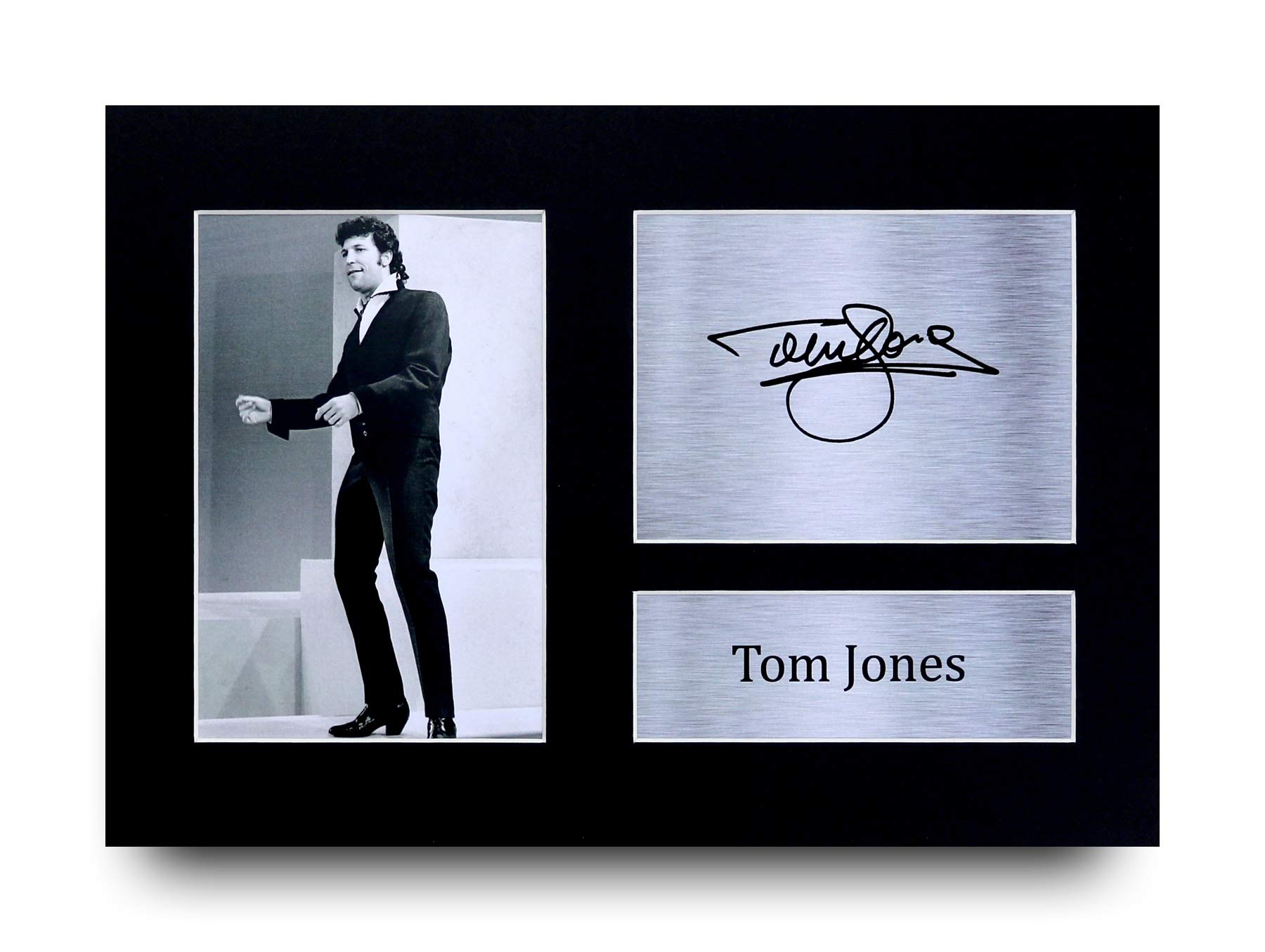 Tom Jones Signed Mounted Photo Display 