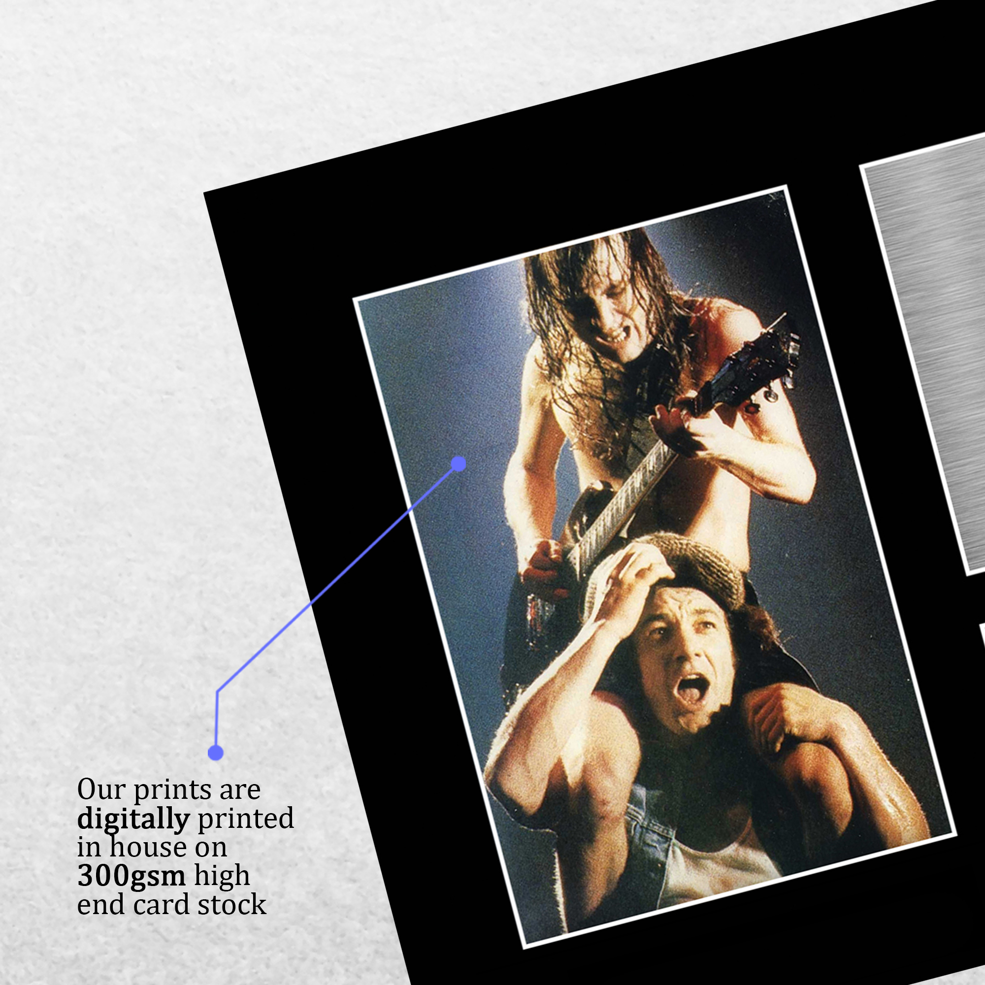 Young and Johnson Signed Pre Printed Autograph A4 Photo Gift For an AC/DC Fan - Picture 5 of 33