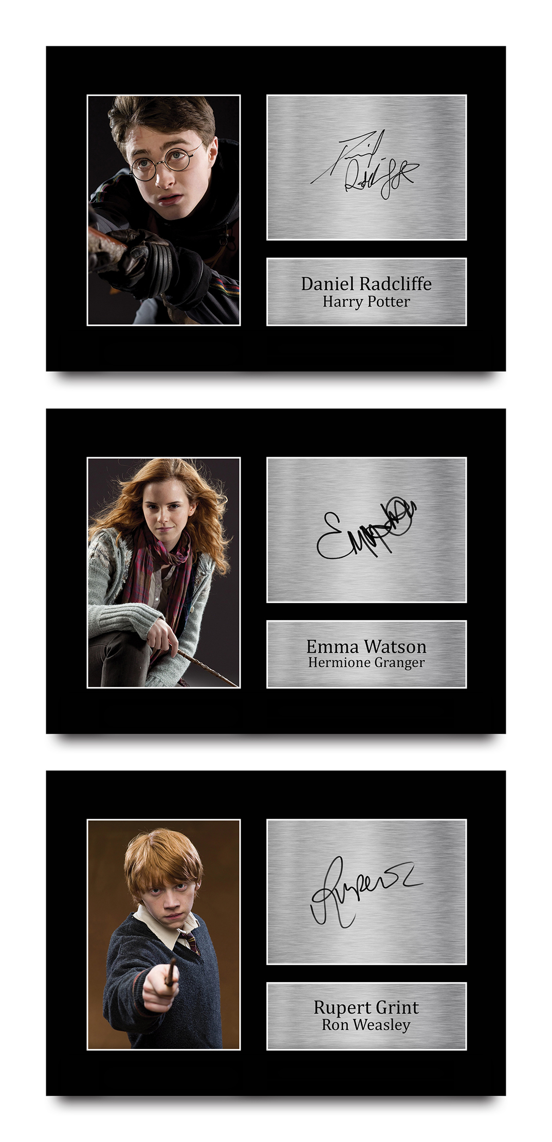 Harry Potter Movie Collection Framed Signed Movie A3 Posters Autographs Prints - Picture 18 of 143