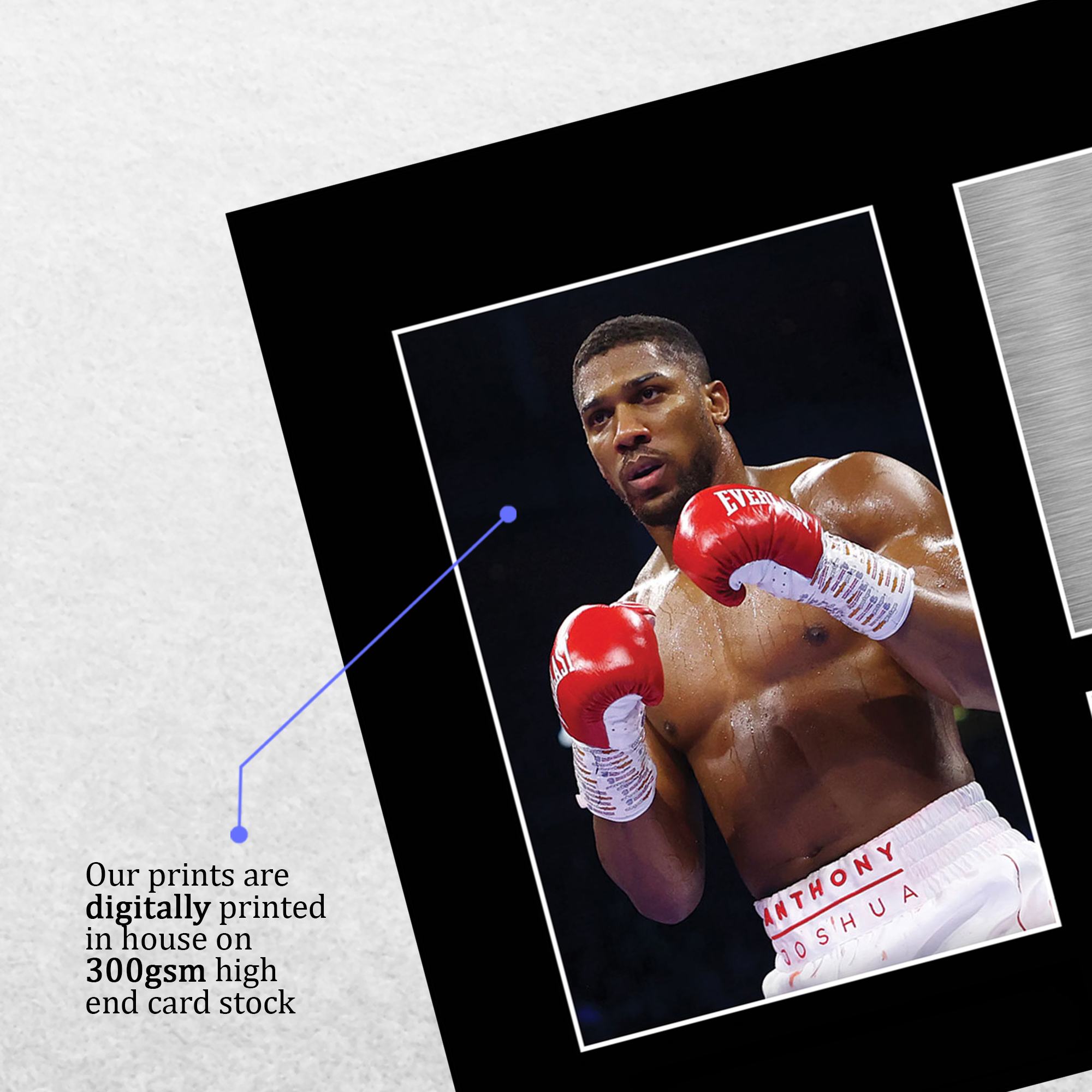 Anthony Joshua Signed Boxing Pre Printed Autograph Photo