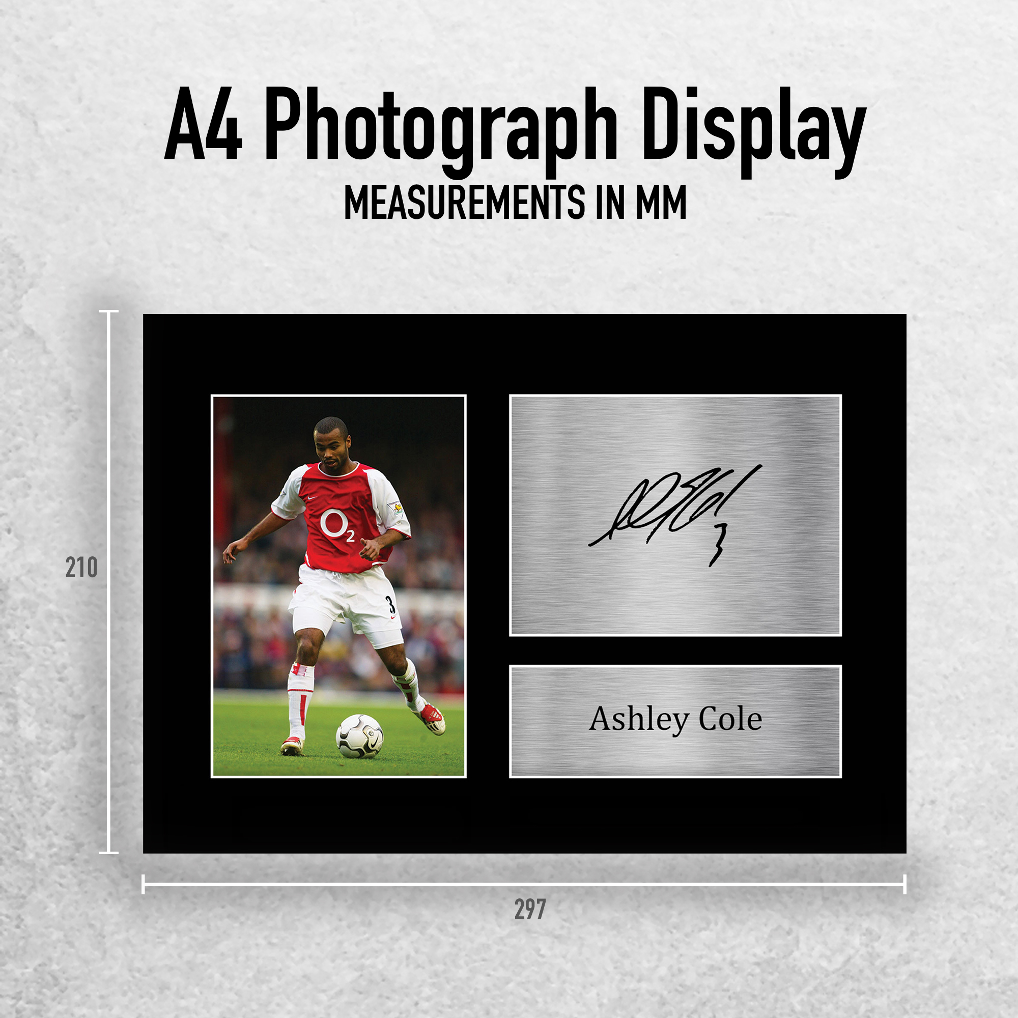 Autógrafo impreso de Ashley Cole gran idea de regalo foto A4 para fanáticos del fútbol americano - Imagen 11 de 17