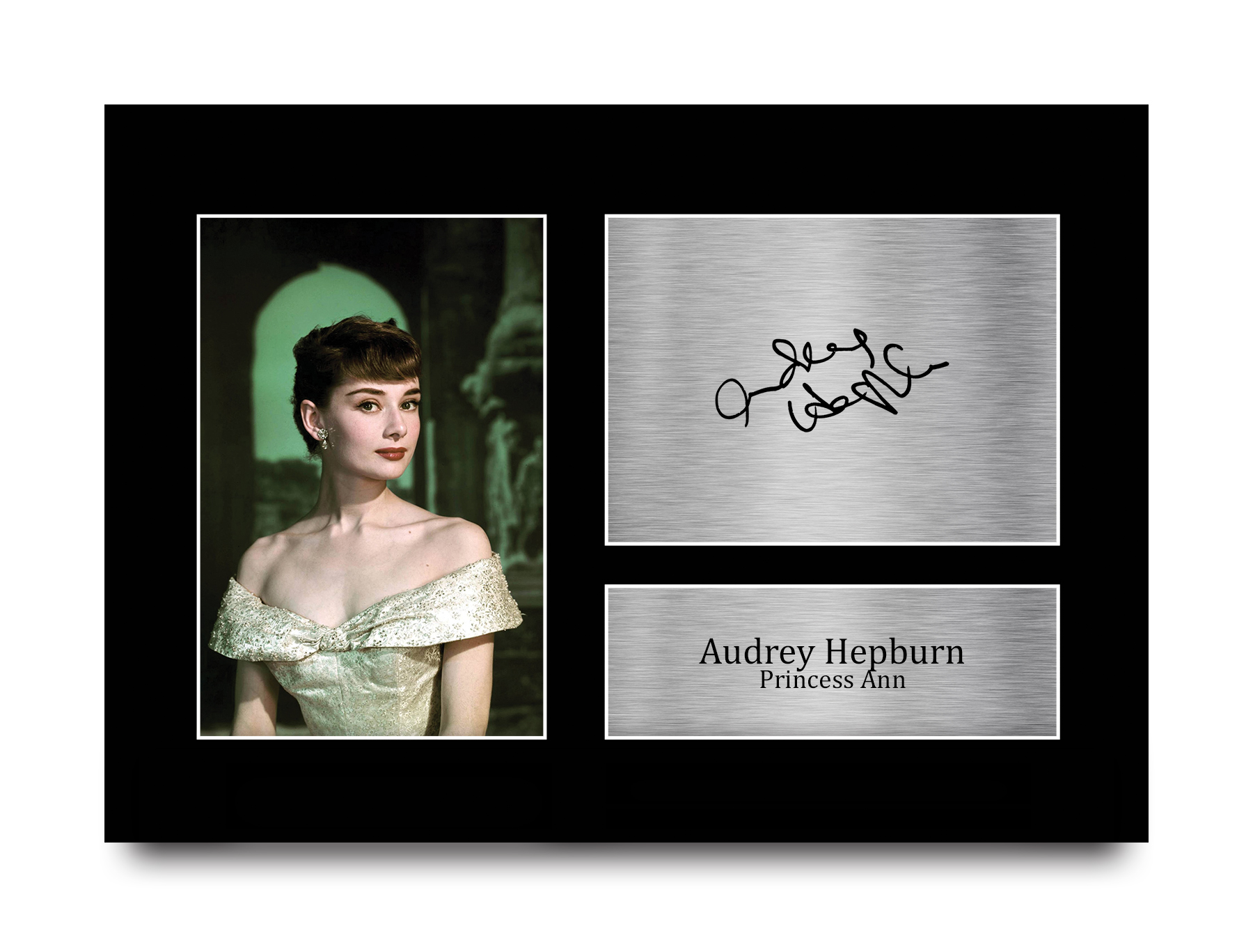 Audrey Hepburn Roman Holiday Gift Signed Autograph A4 Picture Print to Movie Fan