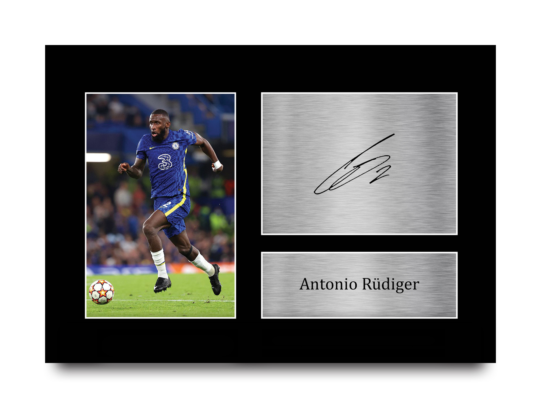 Imagen autógrafa firmada preimpresa de Antonio Rudiger Chelsea para fanáticos del fútbol - Imagen 10 de 17