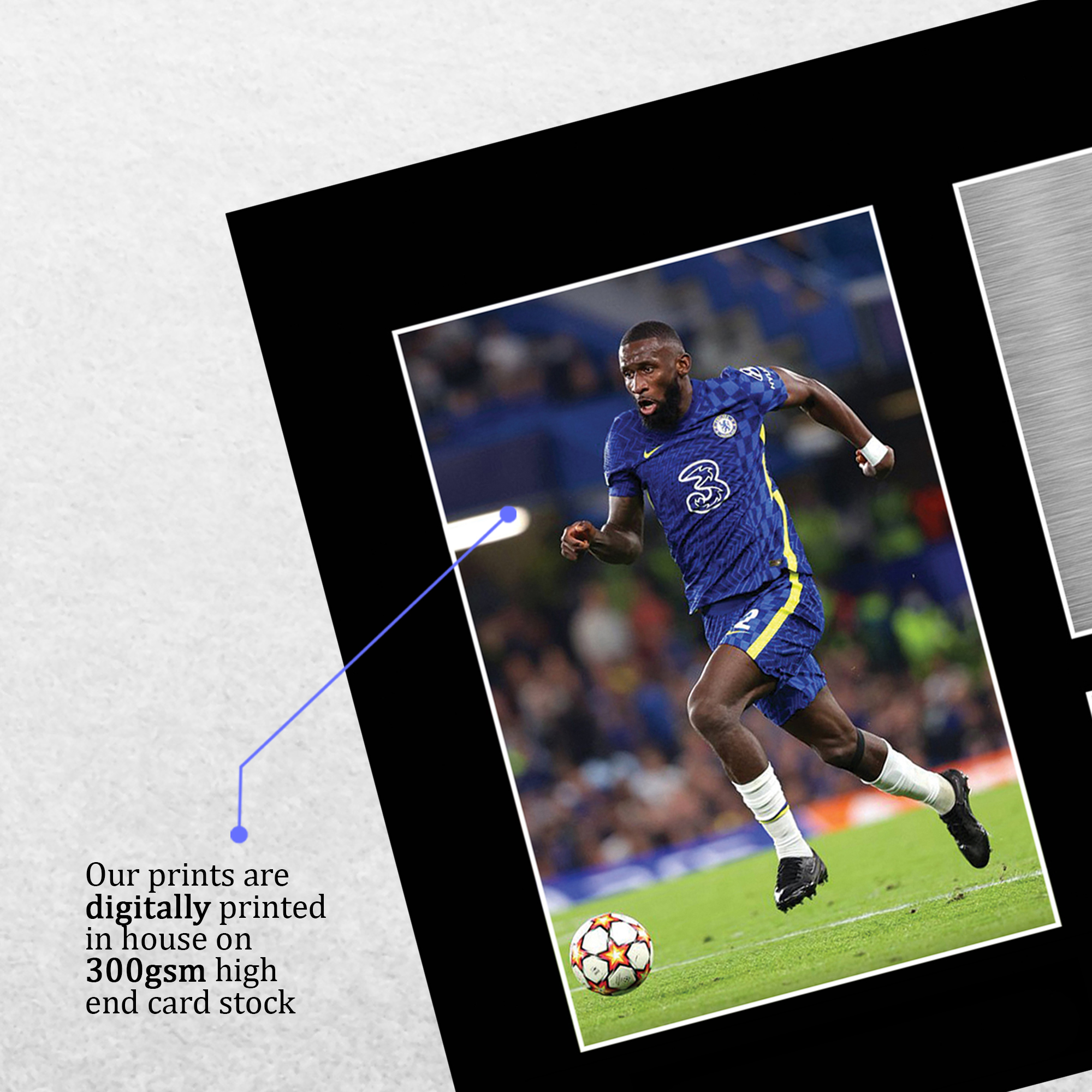 Imagen autógrafa firmada preimpresa de Antonio Rudiger Chelsea para fanáticos del fútbol - Imagen 13 de 17