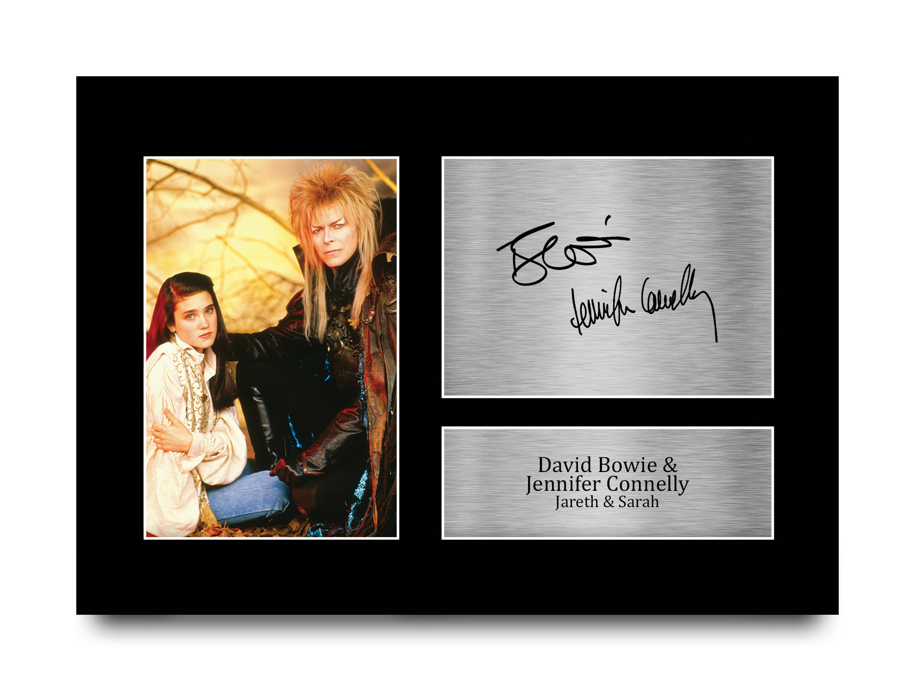 Labyrinth Ideal Gift Printed Framed Autograph Picture to Movie Memorabilia Fans - Picture 30 of 45
