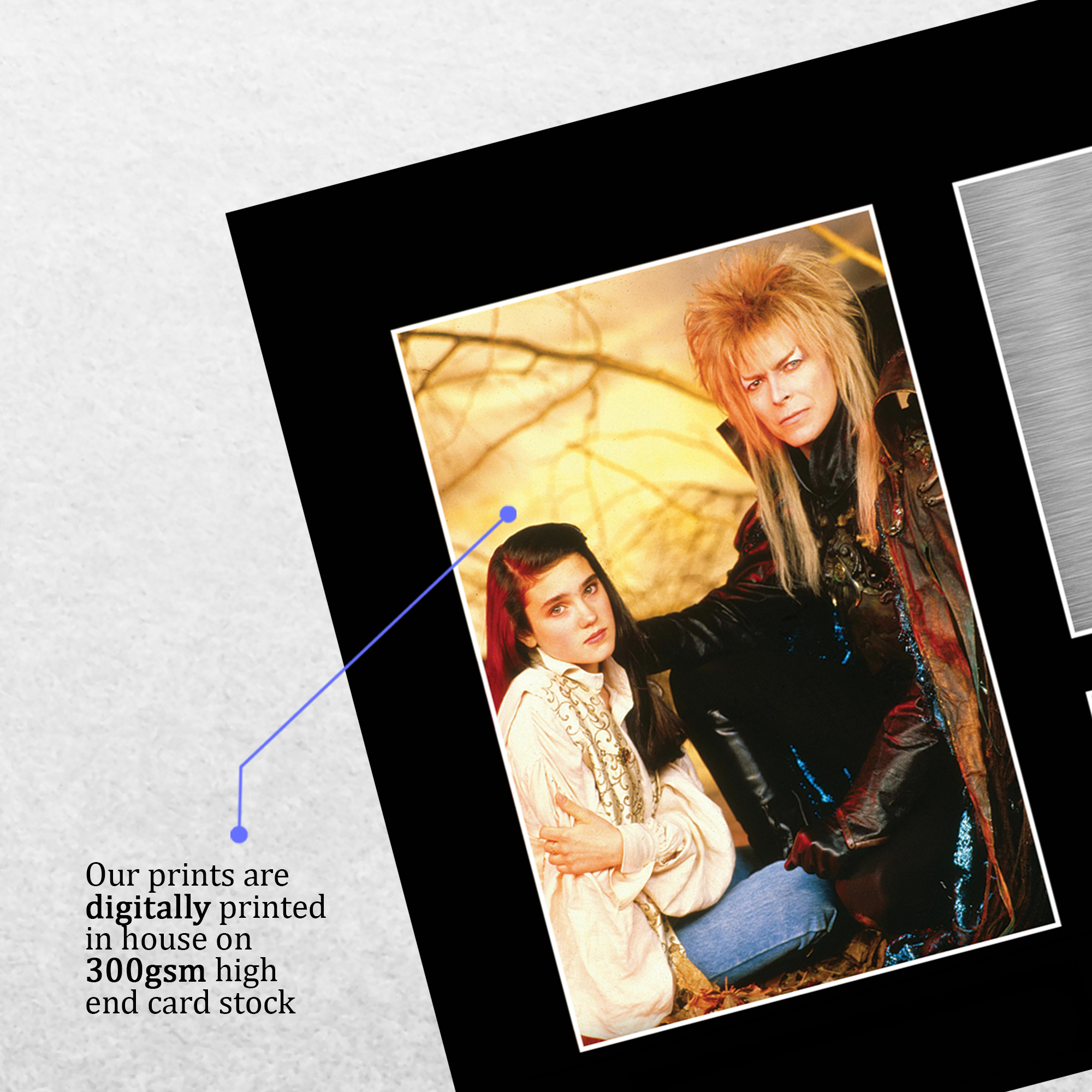 Labyrinth Ideal Gift Printed Framed Autograph Picture to Movie Memorabilia Fans - Picture 33 of 45