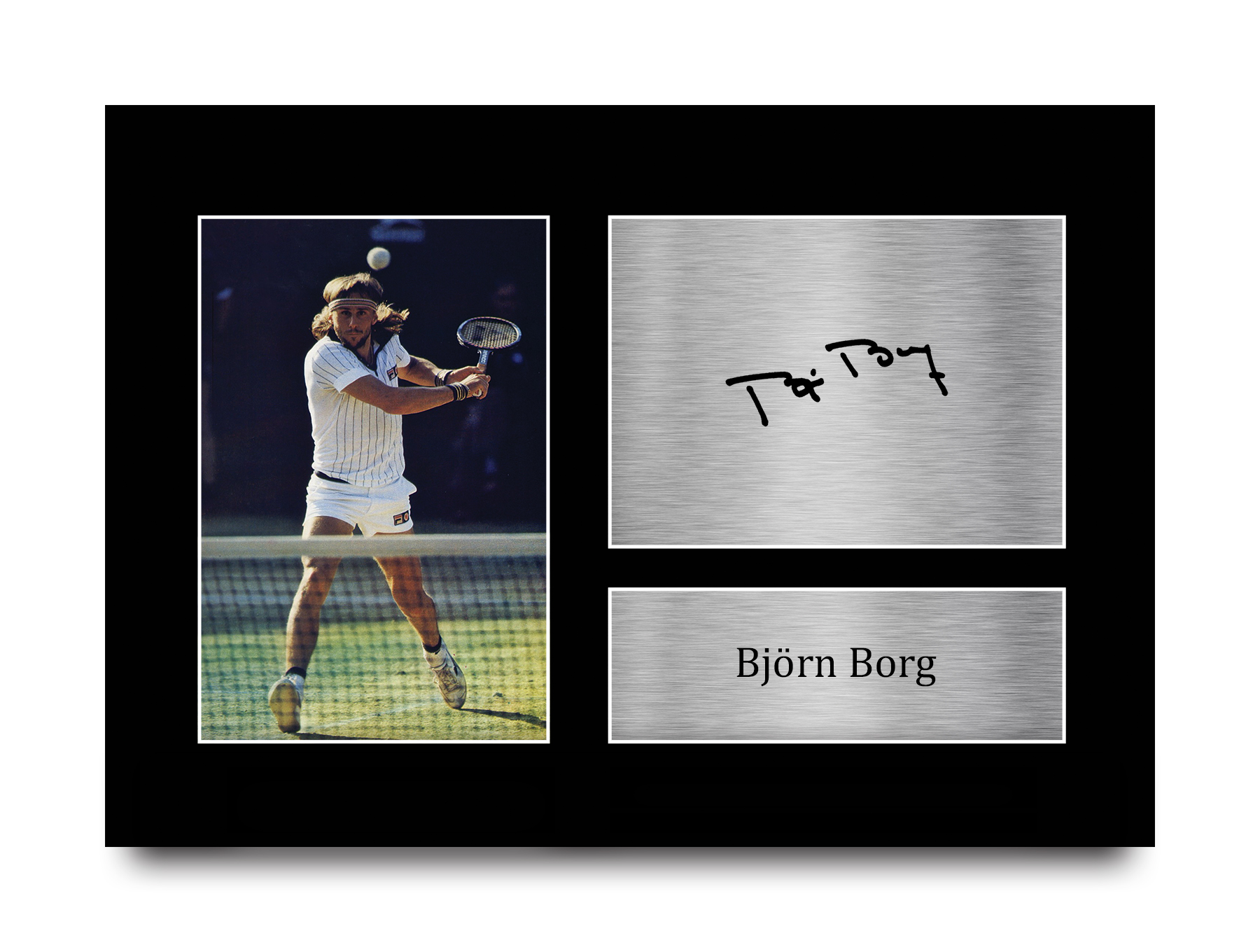Bjorn Borg Gift Ideas Printed Signed Autograph Picture a Tennis Memorabilia Fan