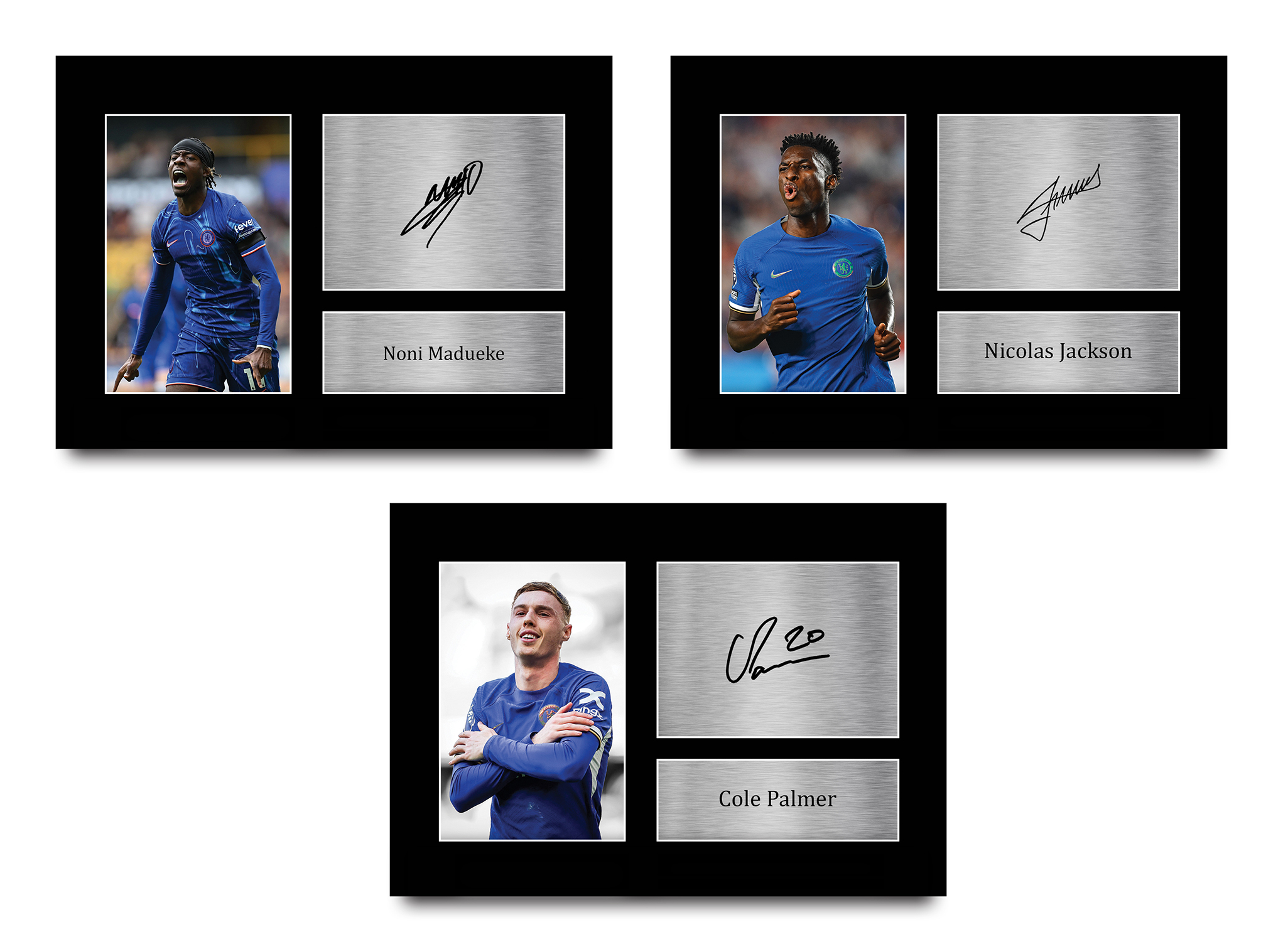 Imagen autógrafa impresa idea de regalo enmarcada Cole Palmer Chelsea para fanáticos del fútbol - Imagen 25 de 28