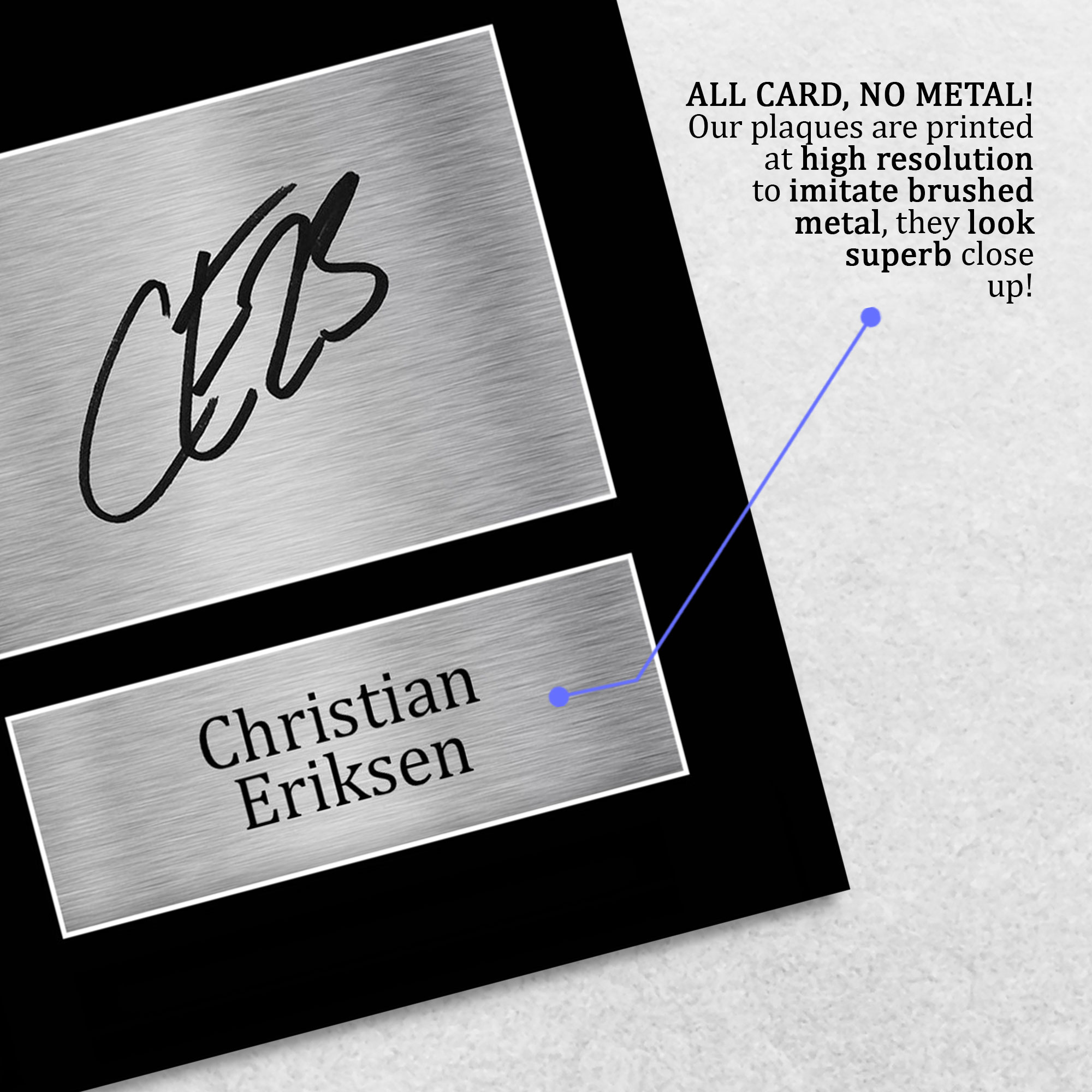 Christian Eriksen Signed A4 Print Autograph Gift For a Tottenham Hotspurs Fan - Produktbild 4