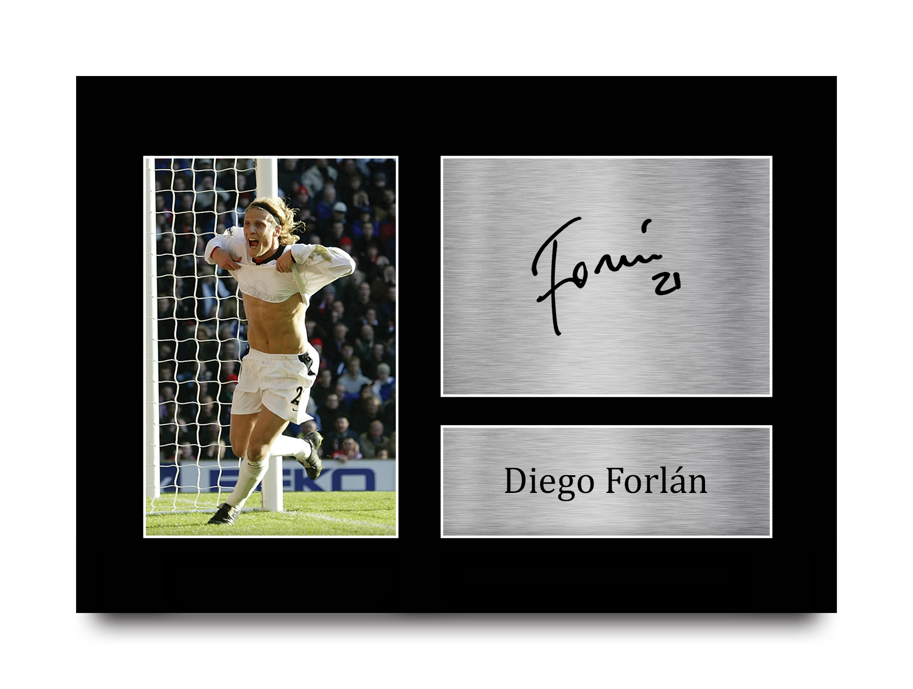 22-23 Panini DIEGO FORLAN 直筆サインカード RED Diego Forlan Autograph 2022-23 Panini Prizm Signature