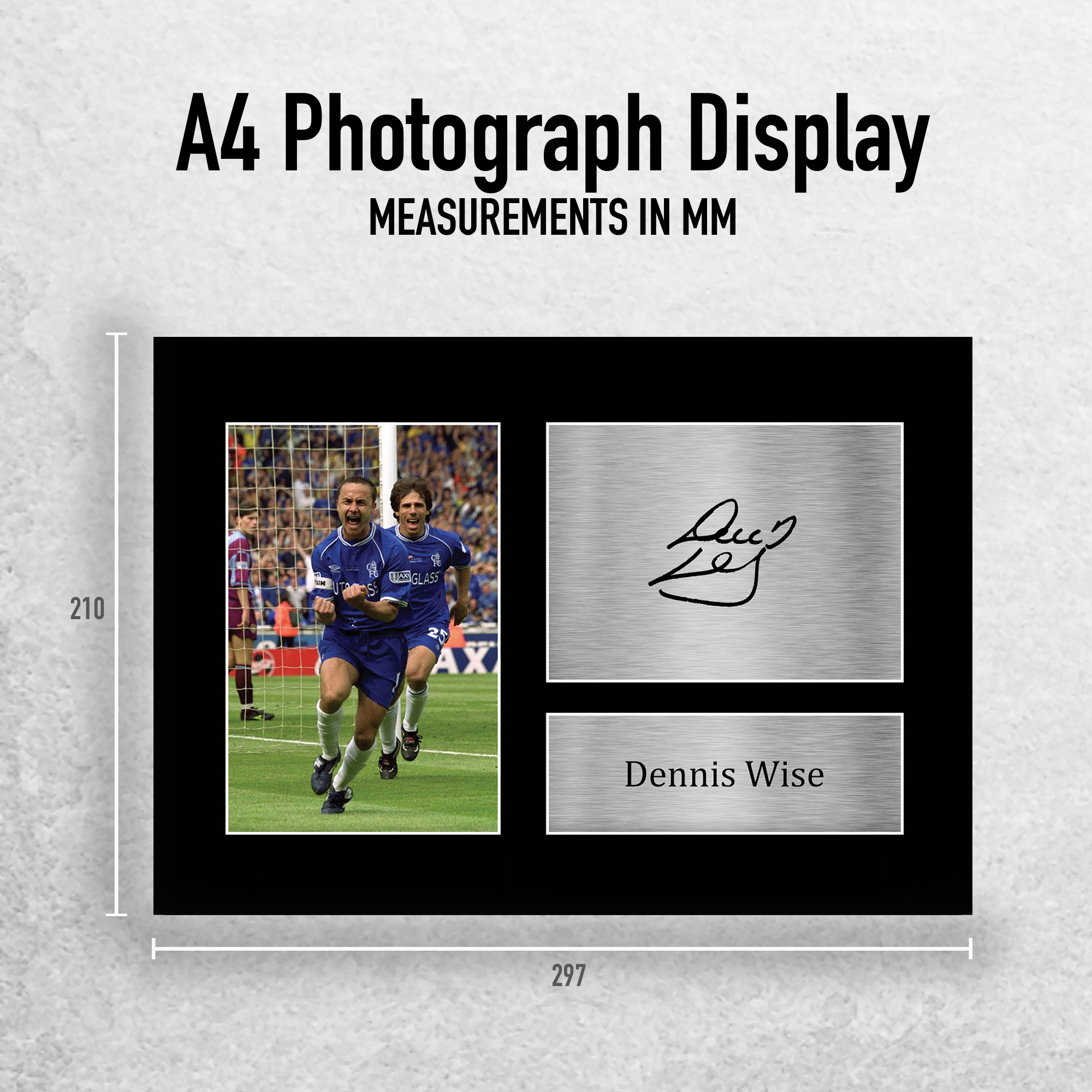 Autógrafo impreso de Dennis Wise gran idea de regalo foto A4 para fanáticos del fútbol - Imagen 11 de 17