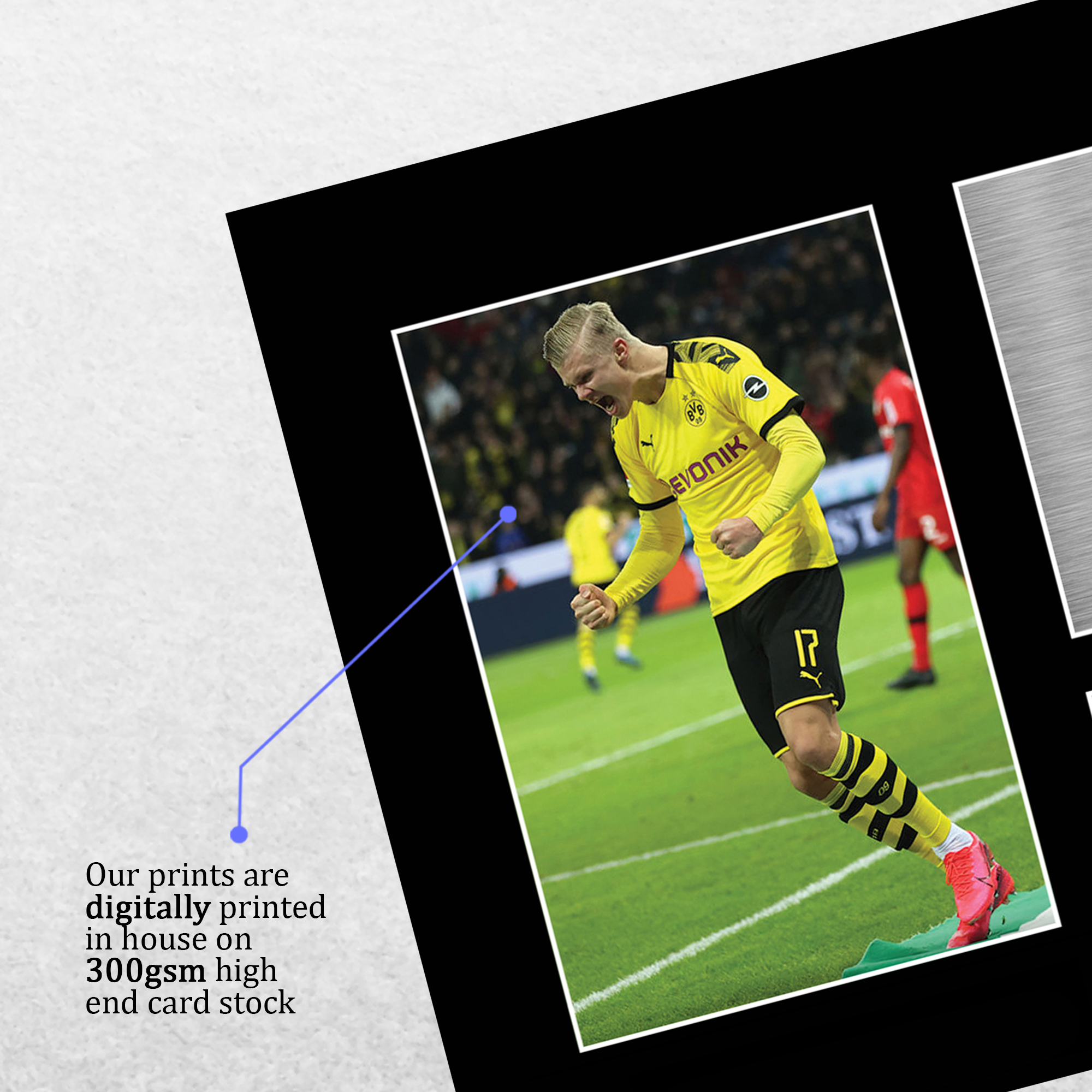 Erling Haaland A4 Borussia Dortmund Printed Autographed Picture for Football Fan - Picture 13 of 24