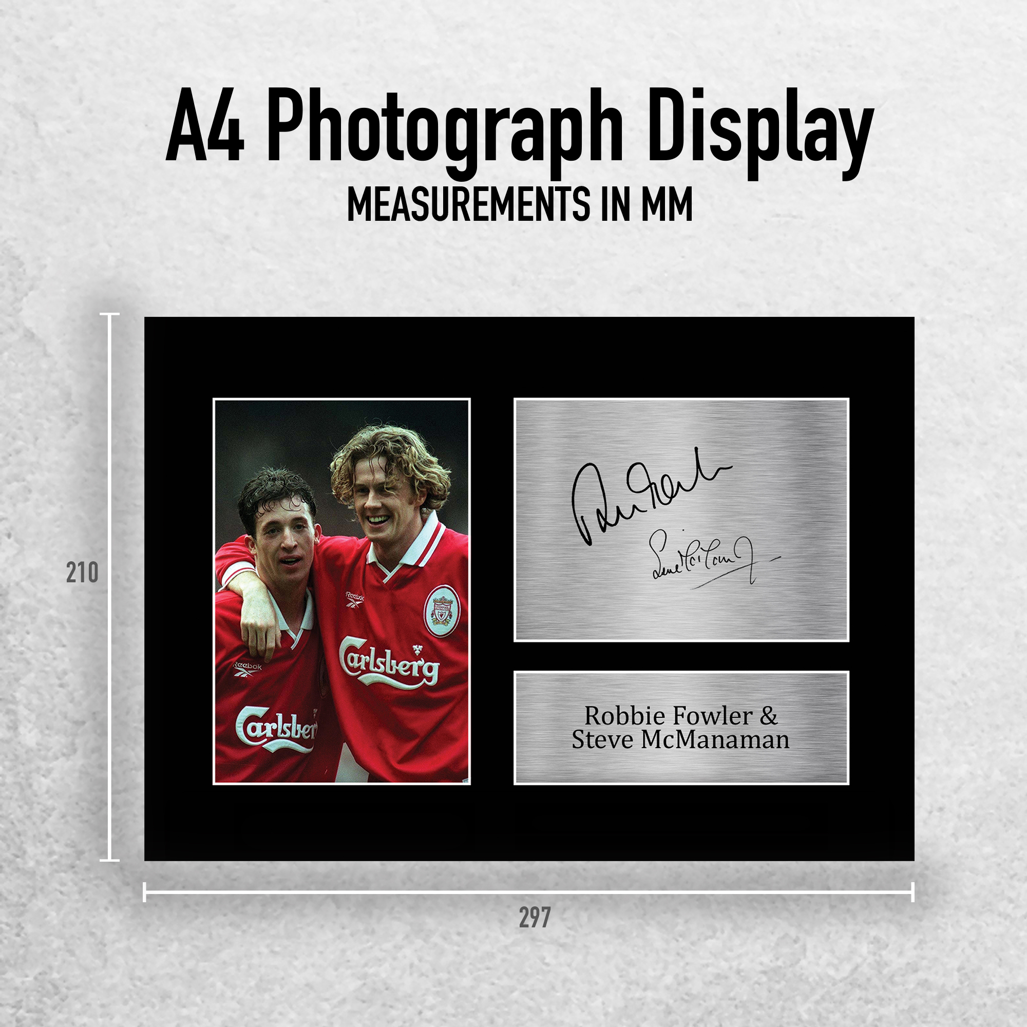 Photo Dédicacée De Steve McManaman - Liverpool, A4, Avec Certificat AFTAL