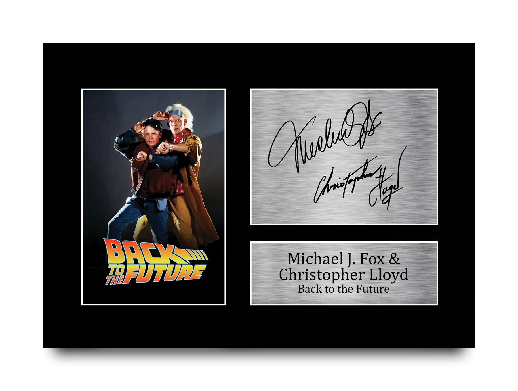 Michael J Fox Signed A4 Print Autograph Gift For a Back to the Future Fan