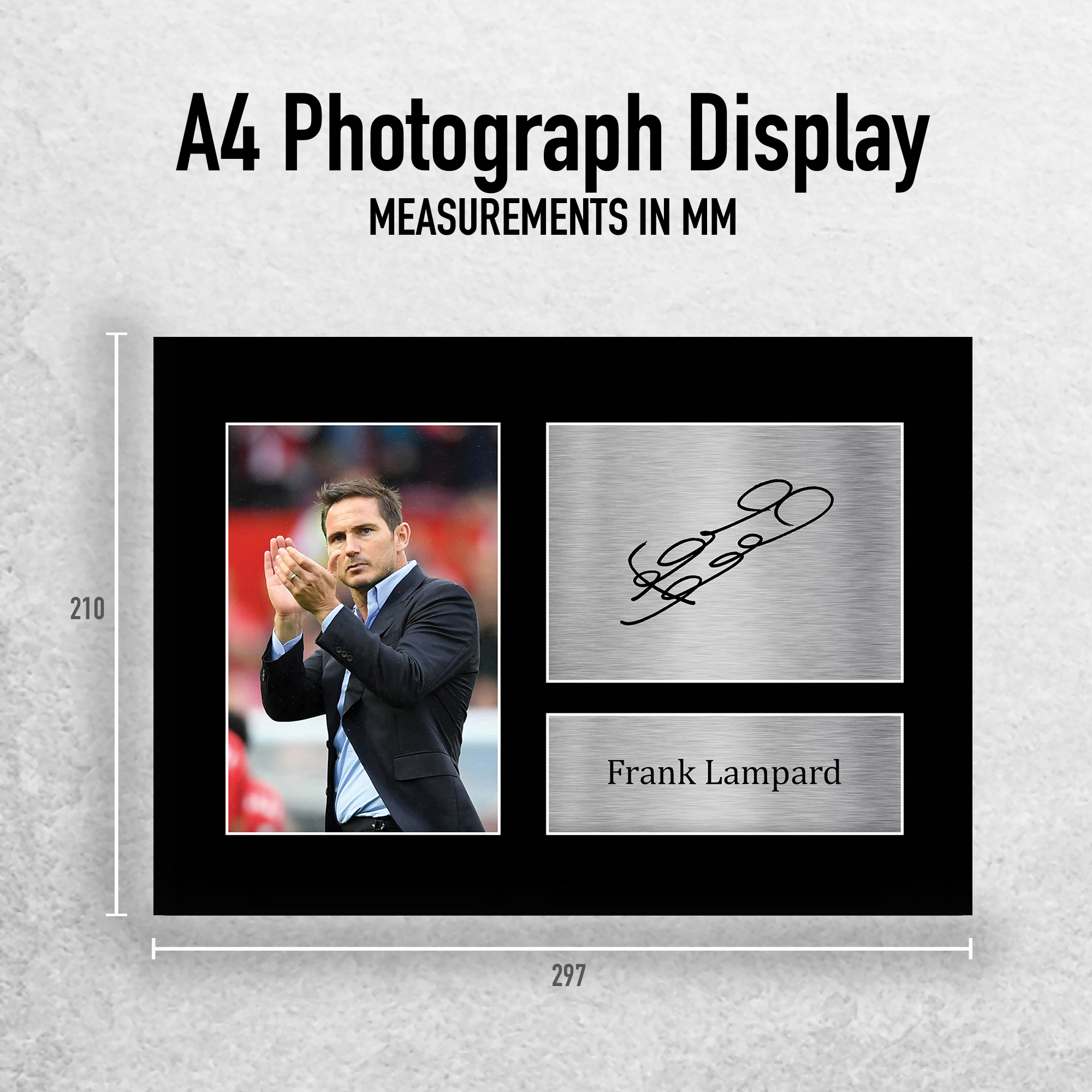 Frank Lampard Signed Printed Autograph A4 Photo Wall Art Gift For a Chelsea Fan - Imagen 3 de 17