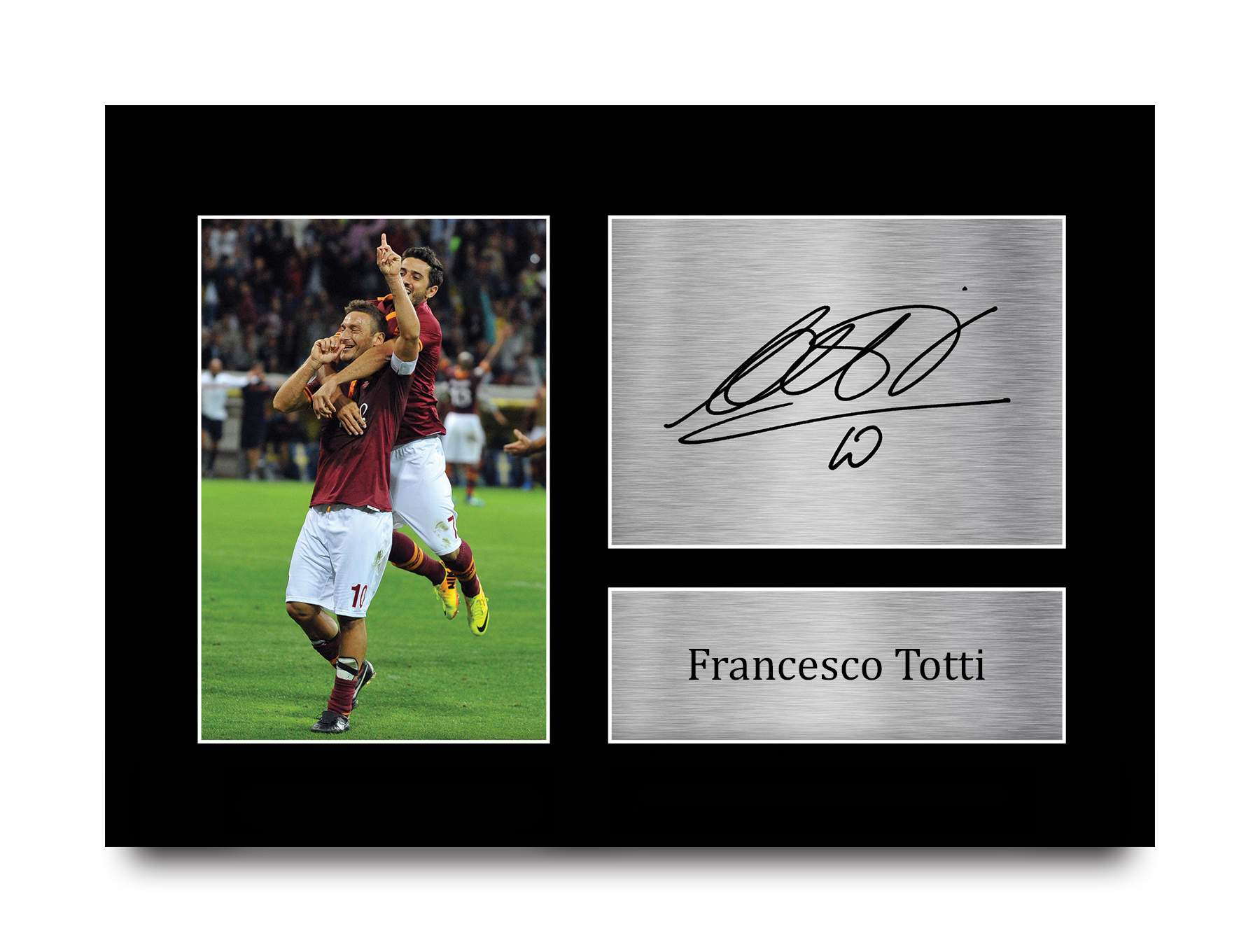 Francesco Totti Signed Roma Pre Printed Autograph Photo