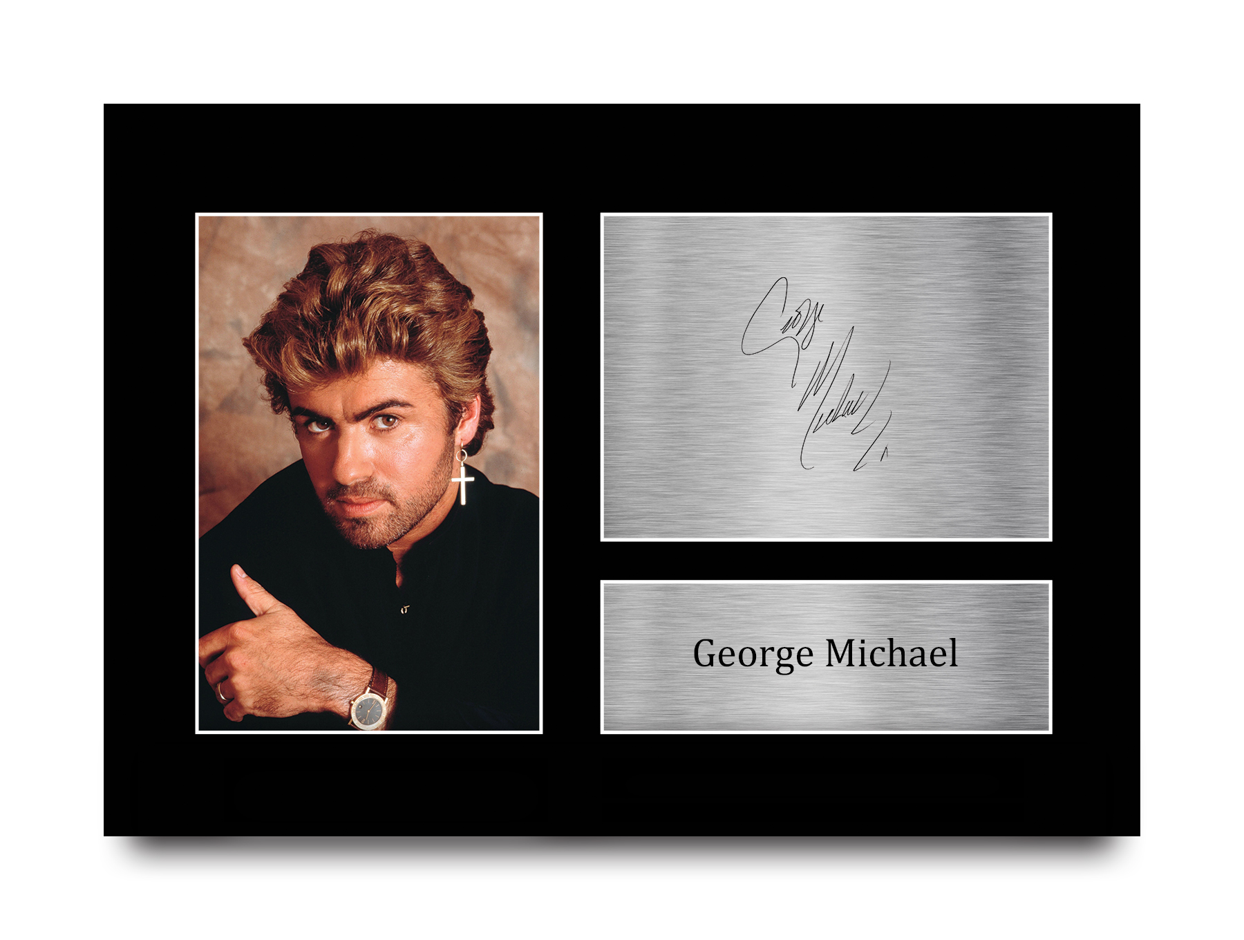 George Michael Signed Pre Printed Autograph A4 Photo Gift For a Pop Fan - Bild 2 von 31