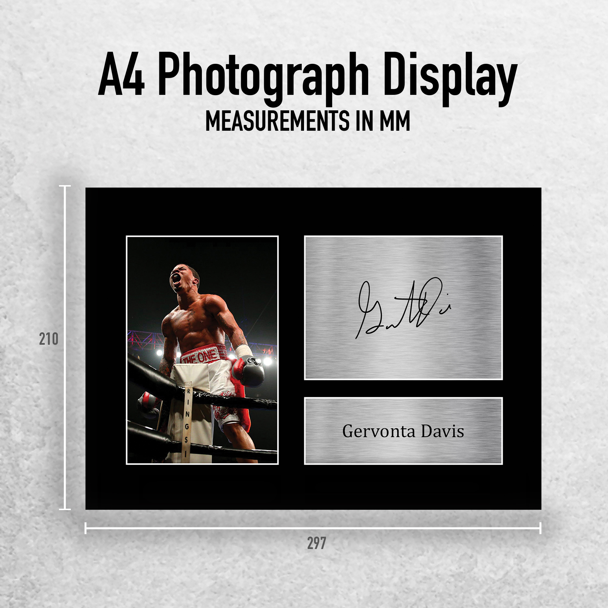 Gervonta Davis A4 Boxing Gift Idea Signed Autograph Photo Prints to Boxer Fans - Picture 11 of 17