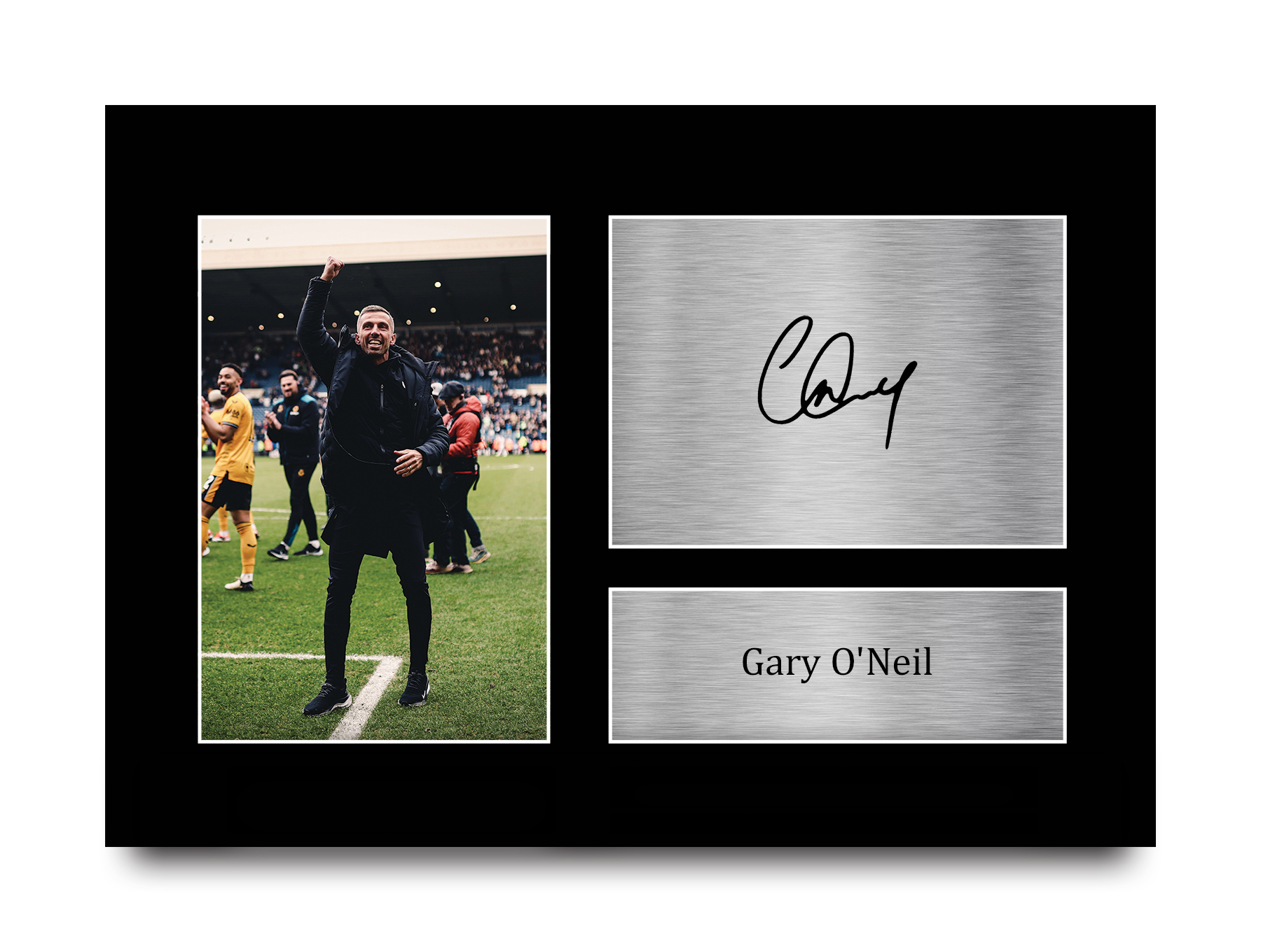 Imagen autografiada impresa de Gary O'Neil Wolverhampton Wanderers para fanáticos del fútbol americano - Imagen 10 de 17
