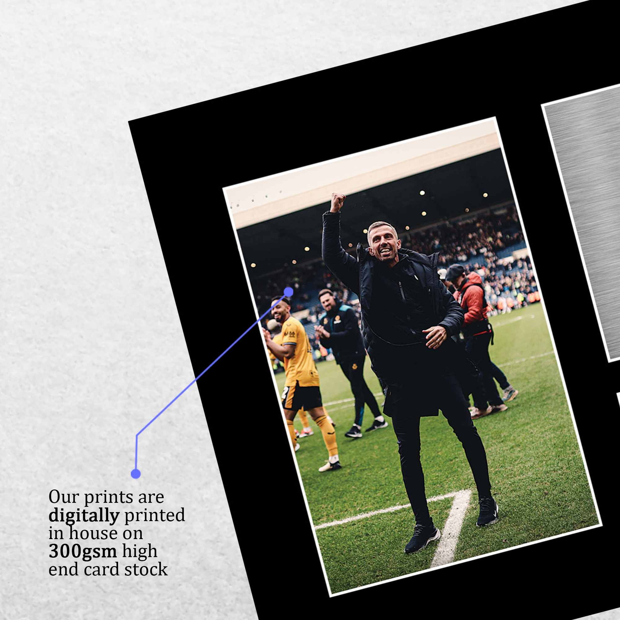 Imagen autografiada impresa de Gary O'Neil Wolverhampton Wanderers para fanáticos del fútbol americano - Imagen 13 de 17